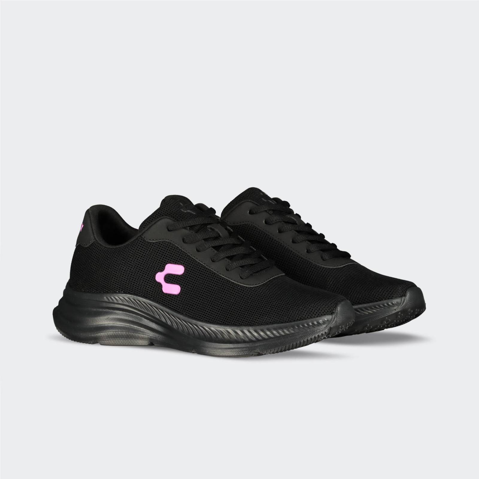 Tenis Charly Para Mujer Deportivos Para Correr Textil Negro 