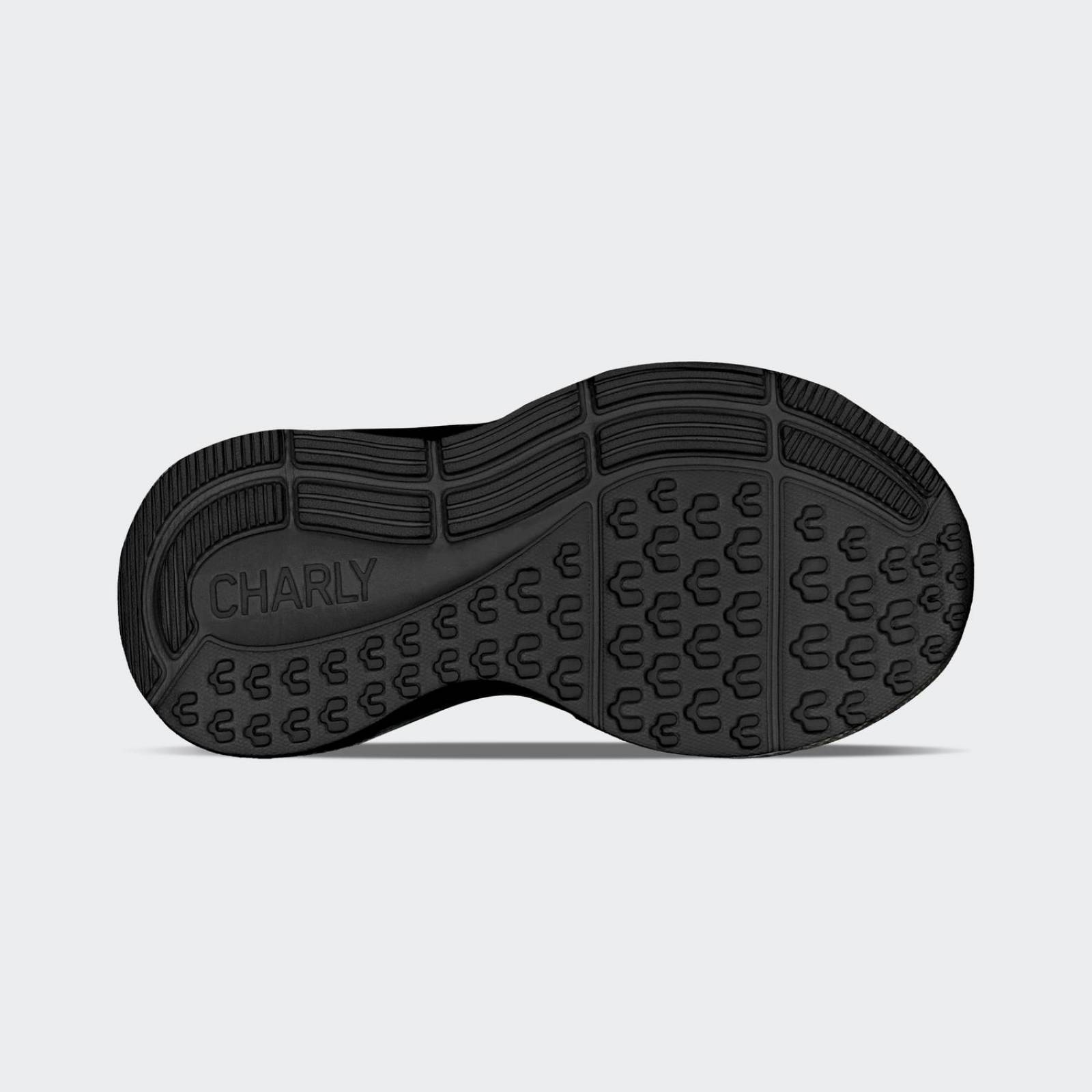 Tenis Charly Para Mujer Deportivos Para Correr Textil Negro 