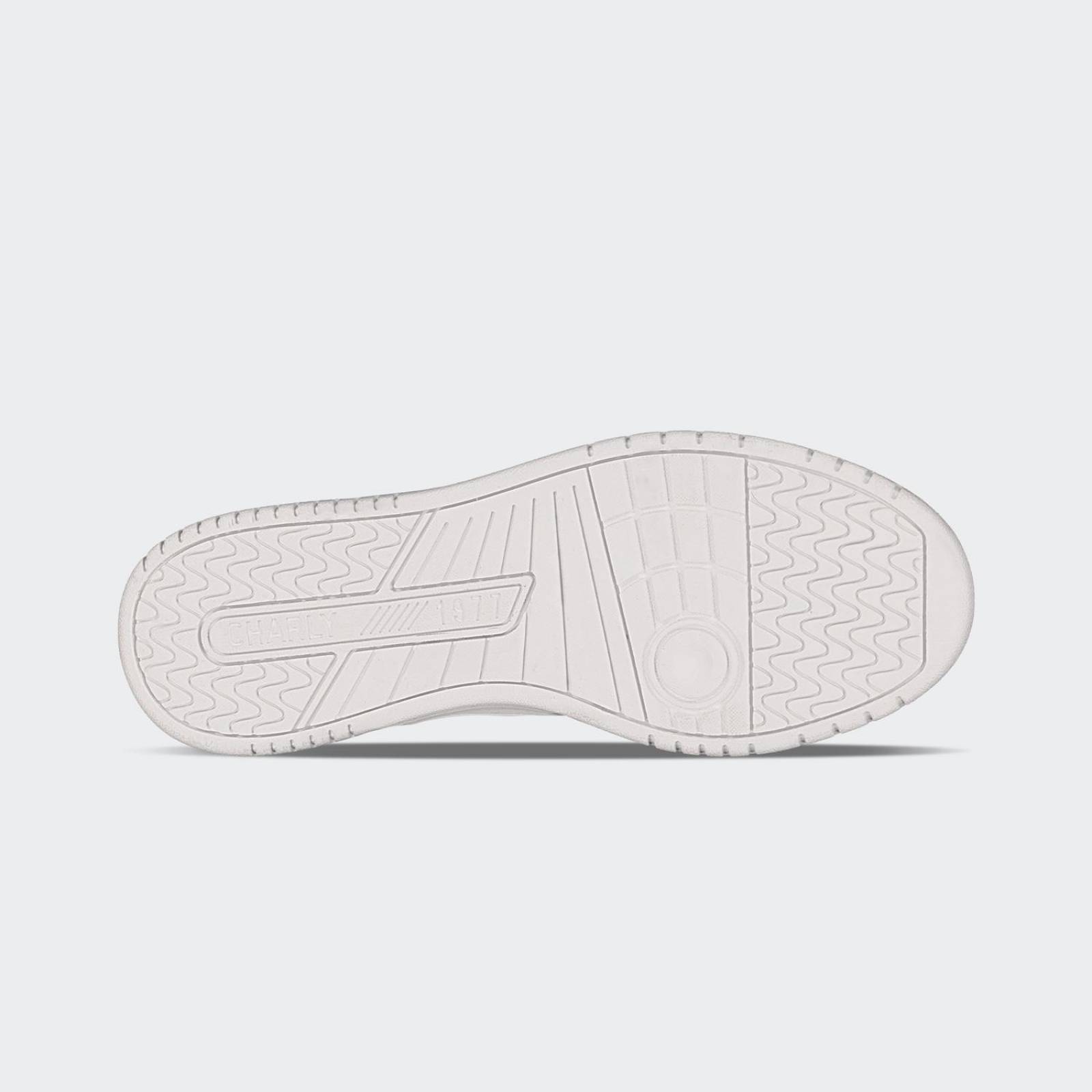 Tenis Tipo Bota Charly Para Mujer Tipo Piel Blanco Cómodo 