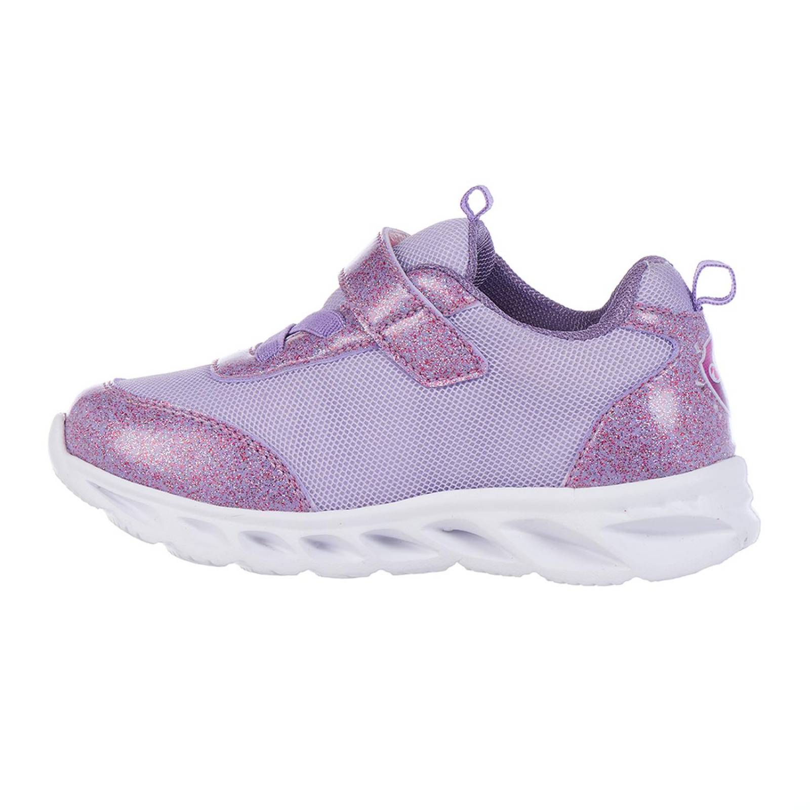 Tenis Paw Patrol Textil Lavanda Brillos Para Niñas 
