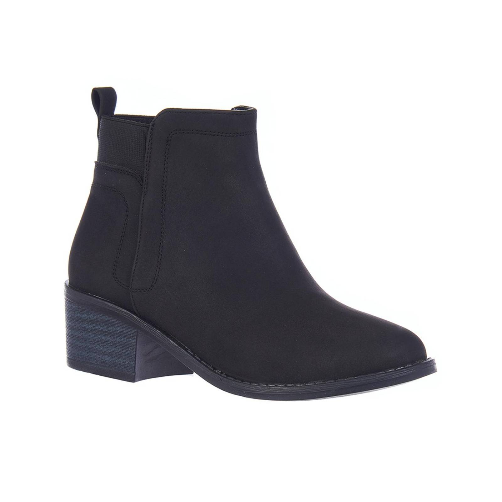 Botines Chelsea Mujer Juvenil Tacon Bajo Casuales 