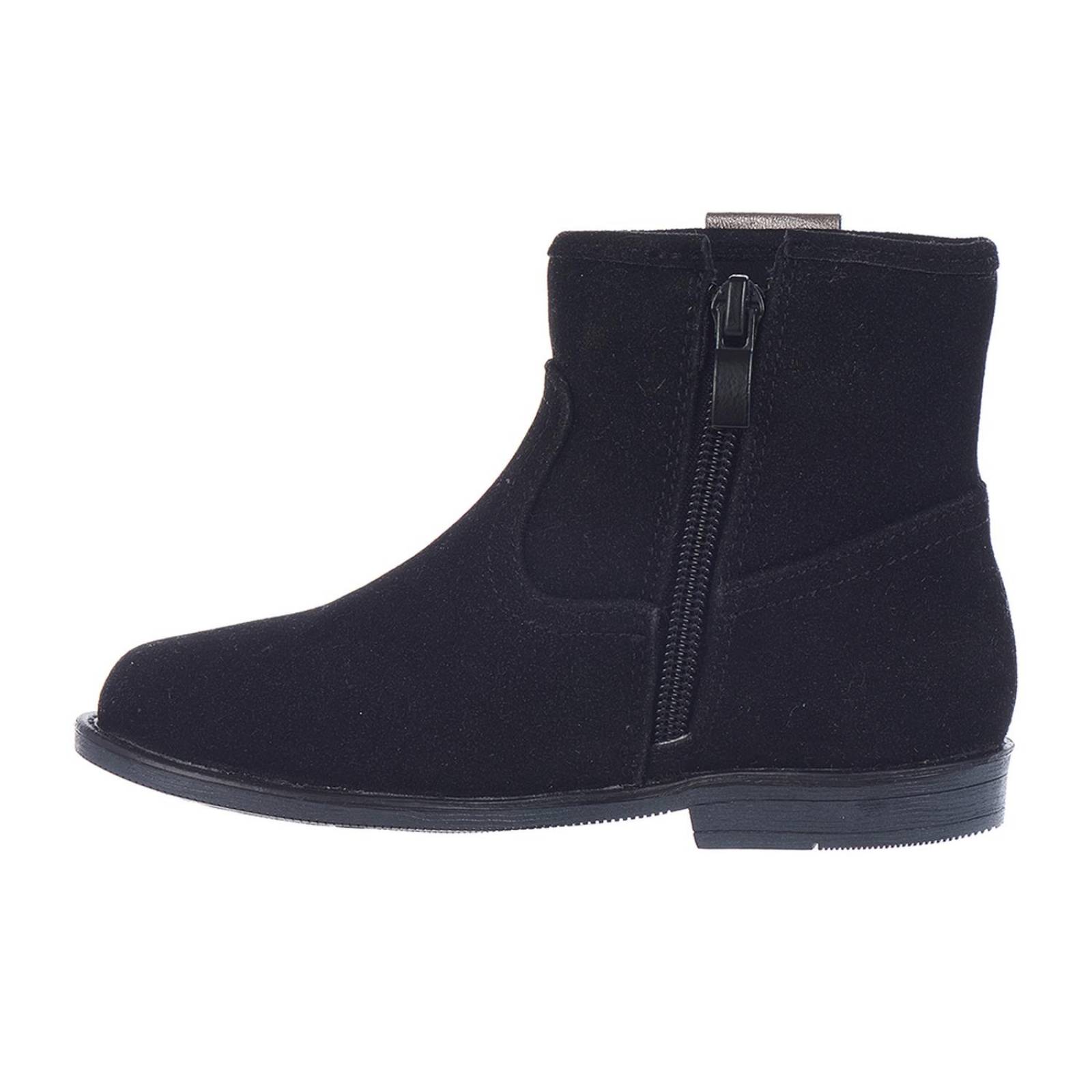Botines Chelsea Para Niñas Negros Con Corazones 