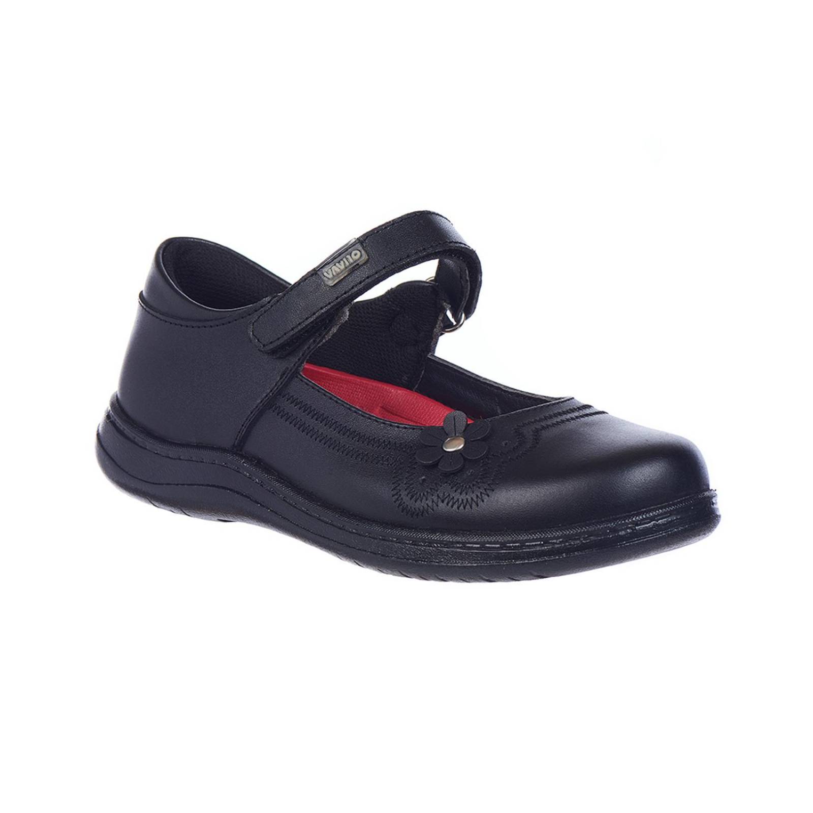 Zapatos Para Niñas Escolares Casuales Piel Negros 
