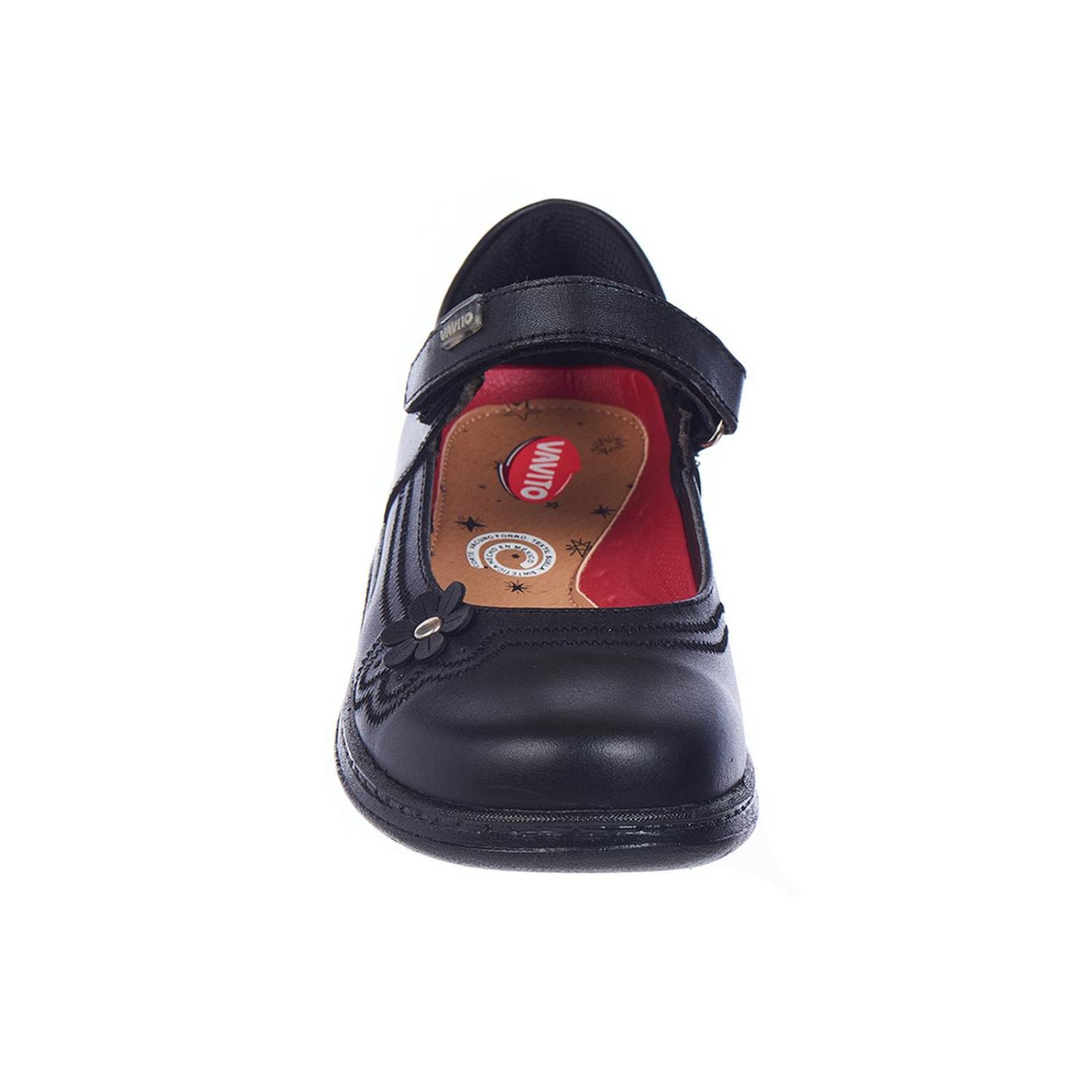 Zapatos Para Niñas Escolares Casuales Piel Negros 