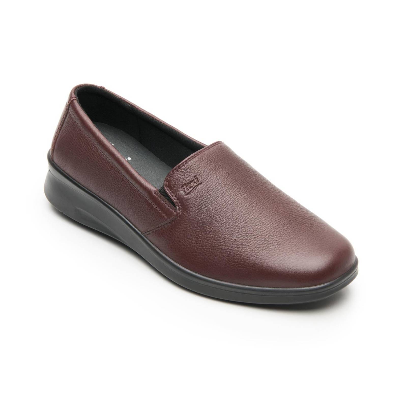 Zapatos Flexi Mujer Mocasines Vino Confort Estilo 124501