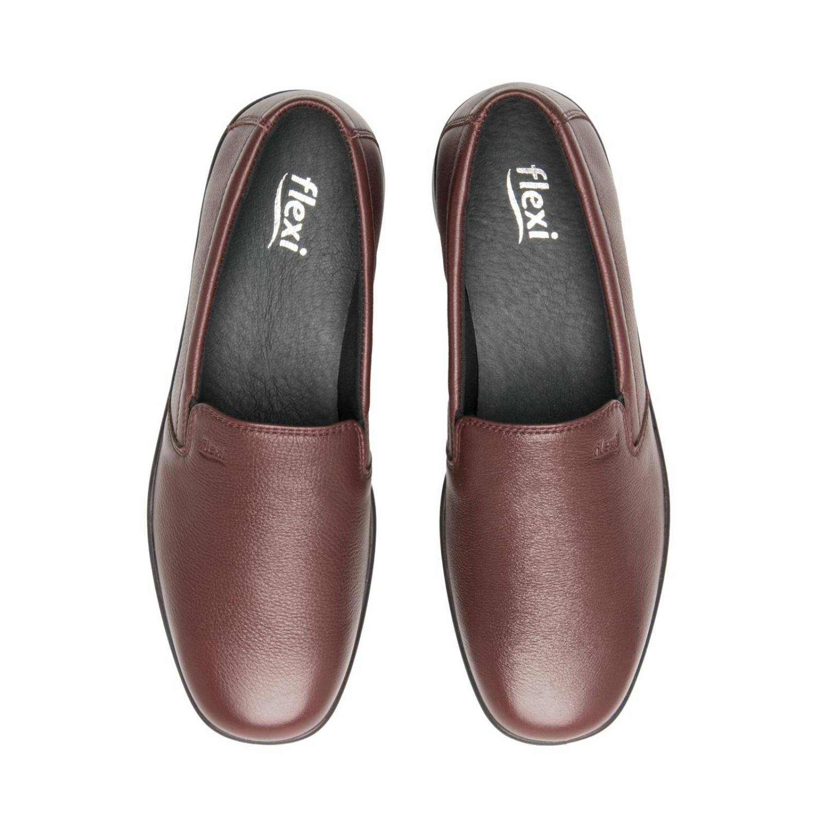 Zapatos Flexi Mujer Mocasines Vino Confort Estilo 124501