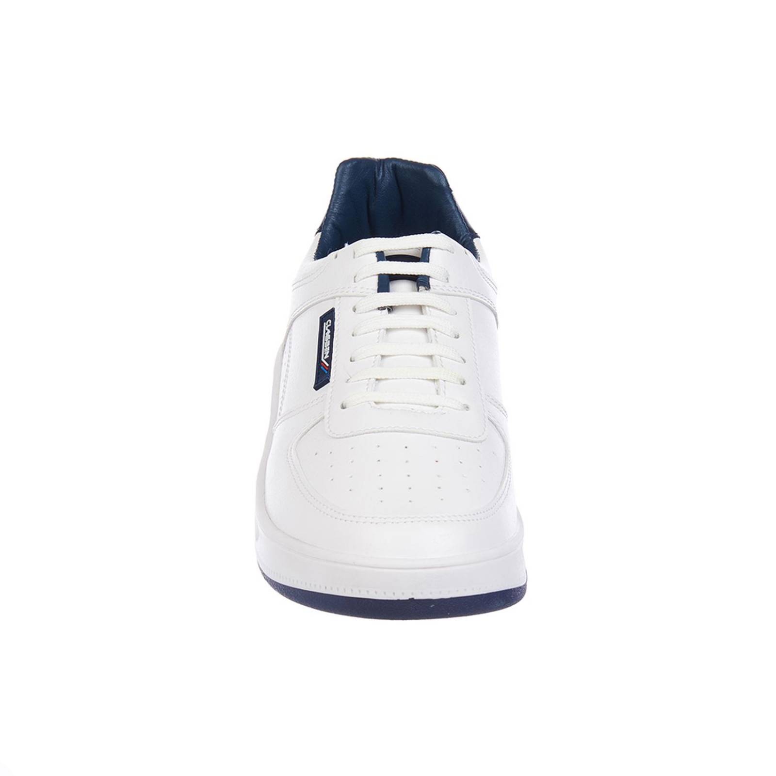 Tenis Blancos Lisos Hombre Casuales Básicos Cómodos