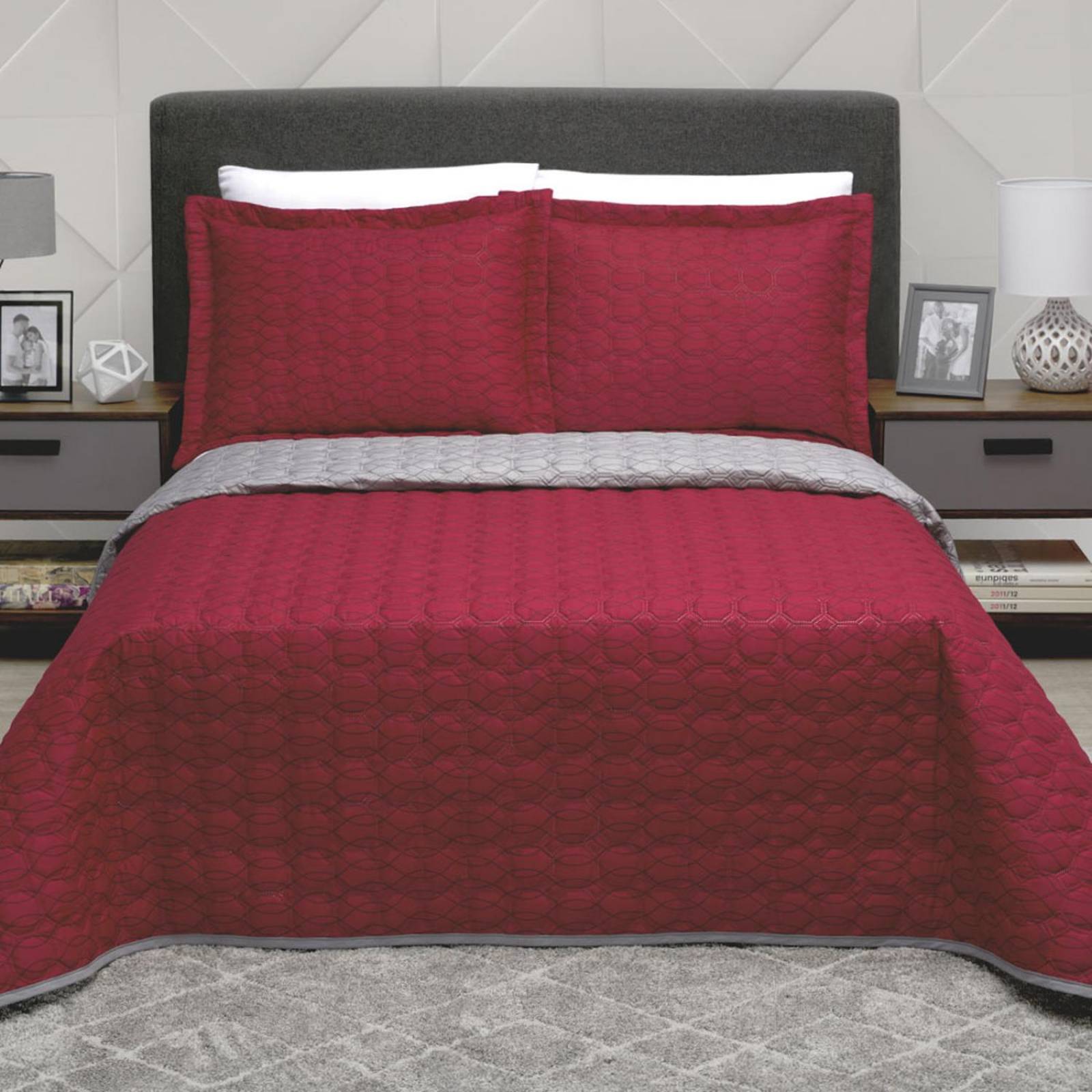 EDREDON ULTRASONICO KING SIZE CORUÑA DOBLE VISTA SUAVE 