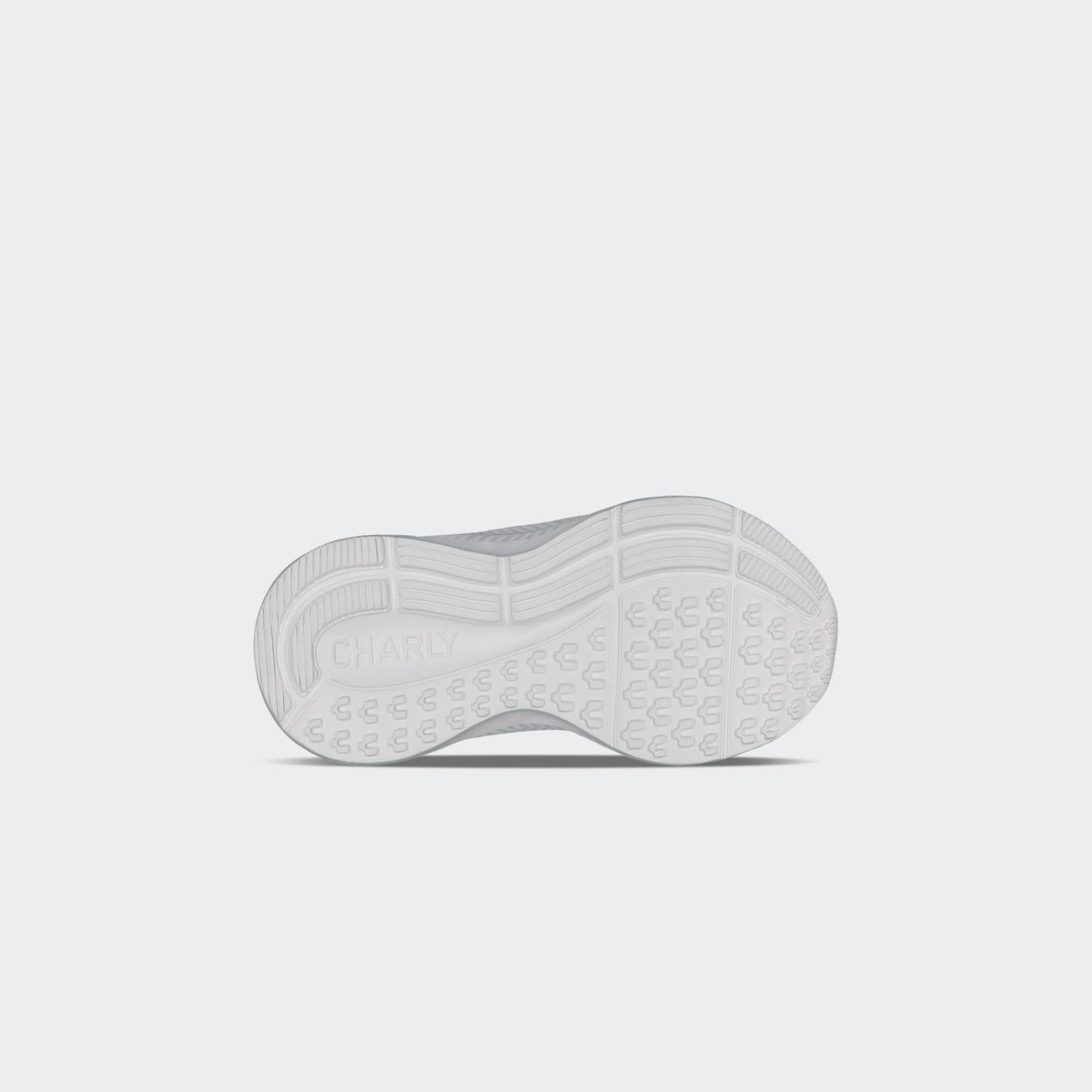 Tenis Charly Para Niños Escolares Deportivos Blancos 