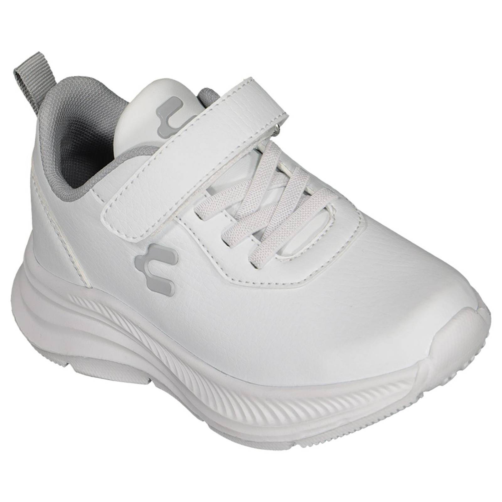 Tenis Charly Para Niños Escolares Deportivos Blancos 