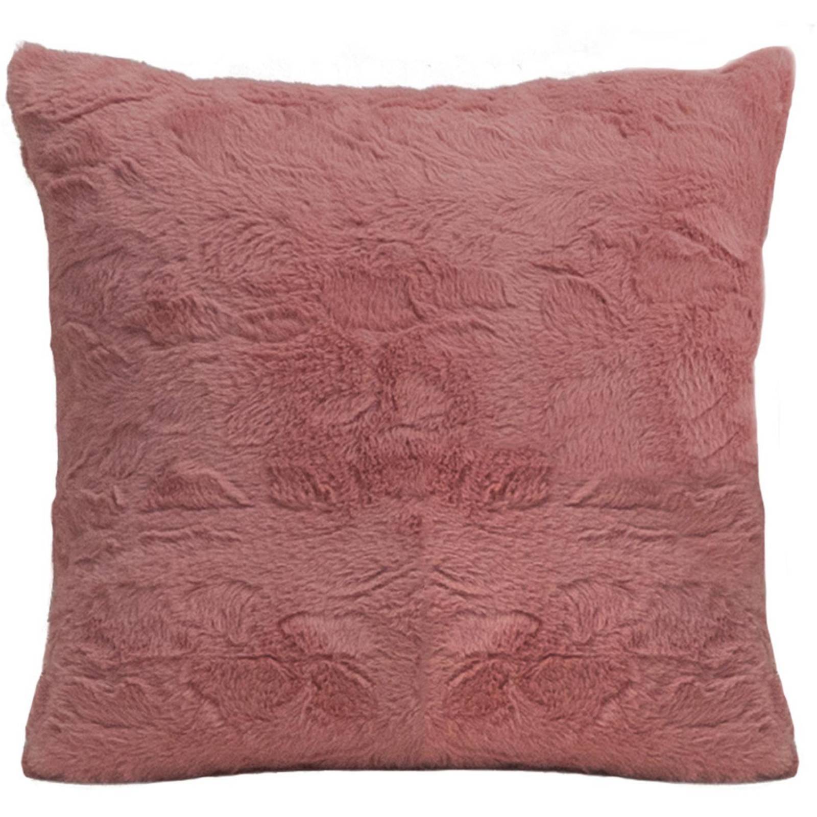2 COJINES DECORATIVOS TELA RABBIT ULTRA SUAVE ROSAS 