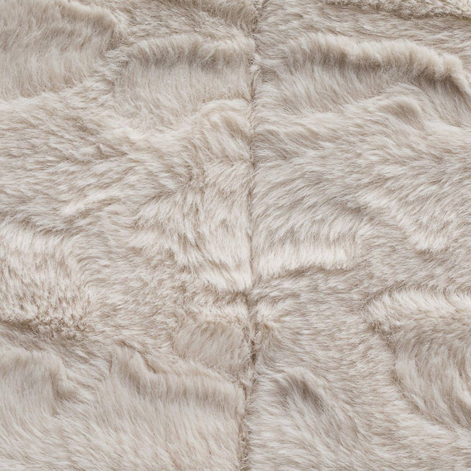 2 COJINES DECORATIVOS TELA ULTRA SUAVE RABBIT HUESO 