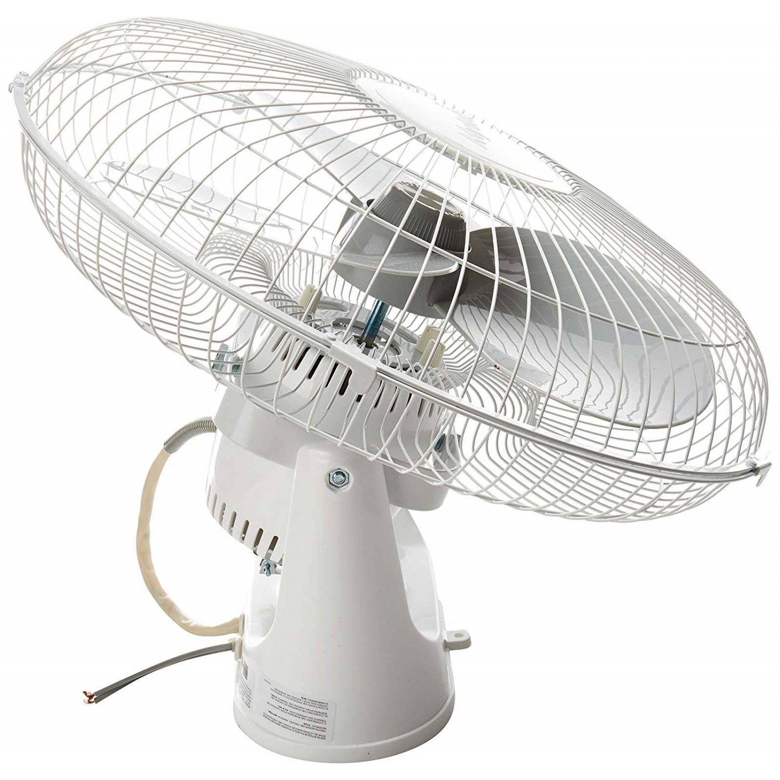 Ventilador de 16" De Techo, Aspas de Plástico Marca Mytek.