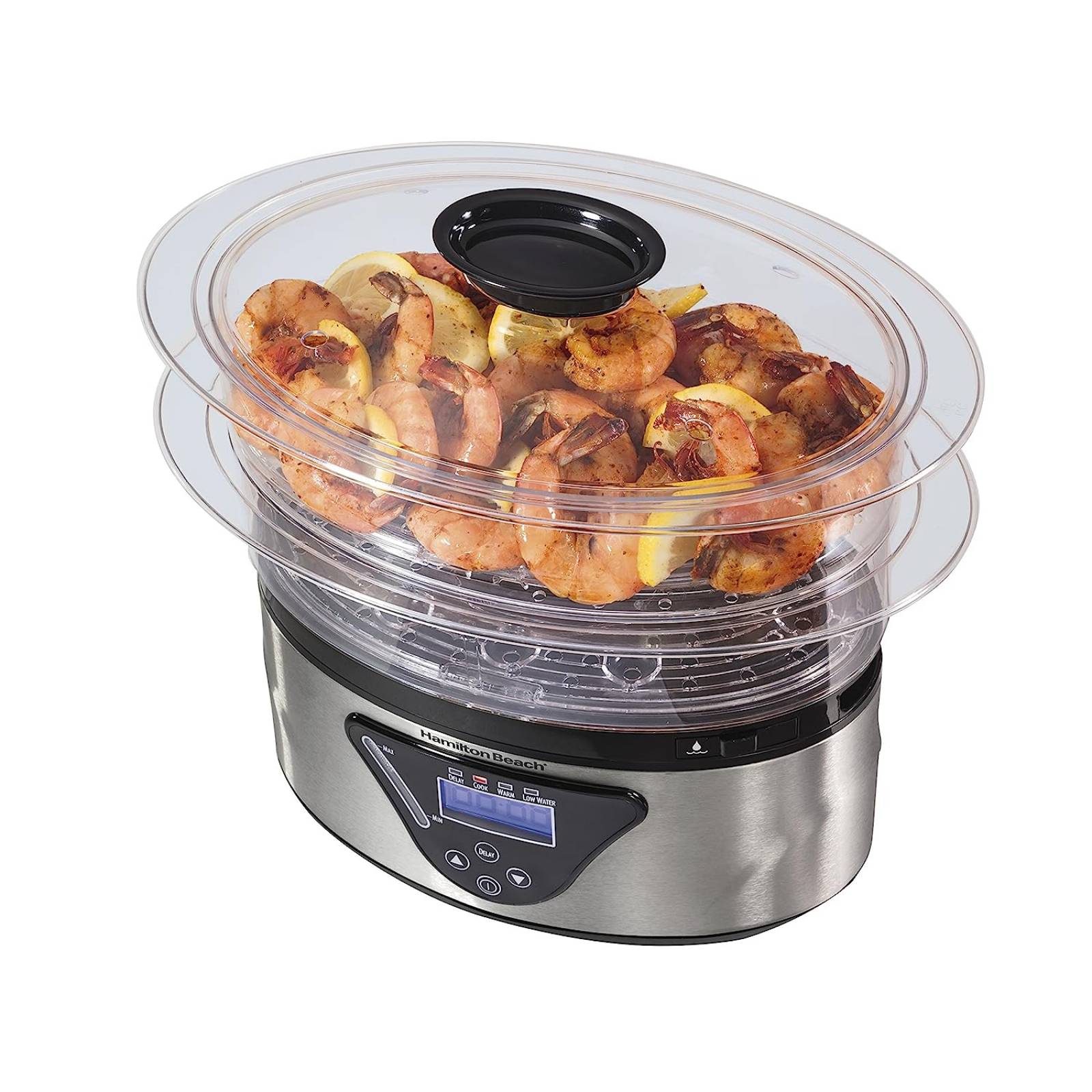 Vaporera digital capacidad de 5.2 litros apagado Automático Hamilton Beach