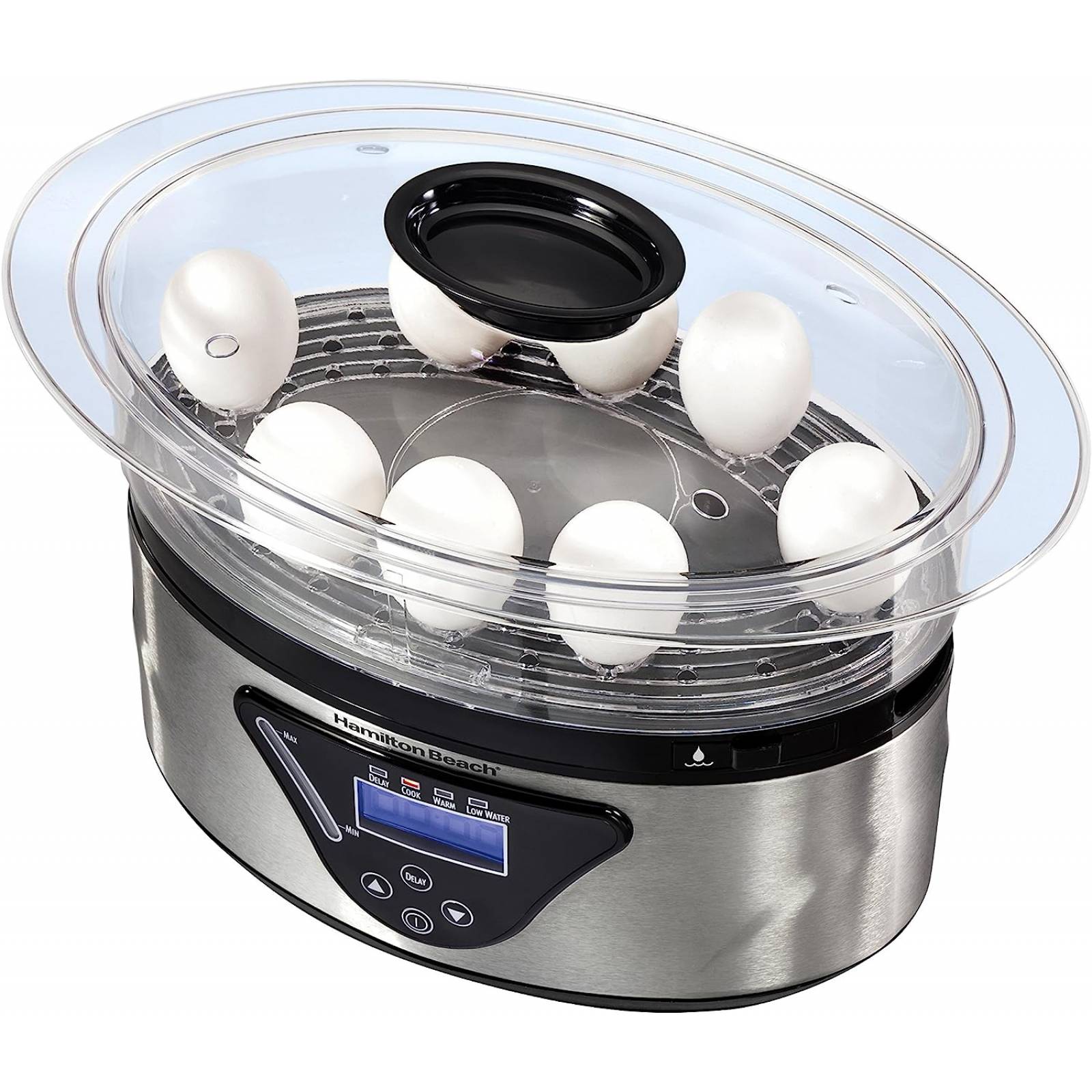 Vaporera digital capacidad de 5.2 litros apagado Automático Hamilton Beach