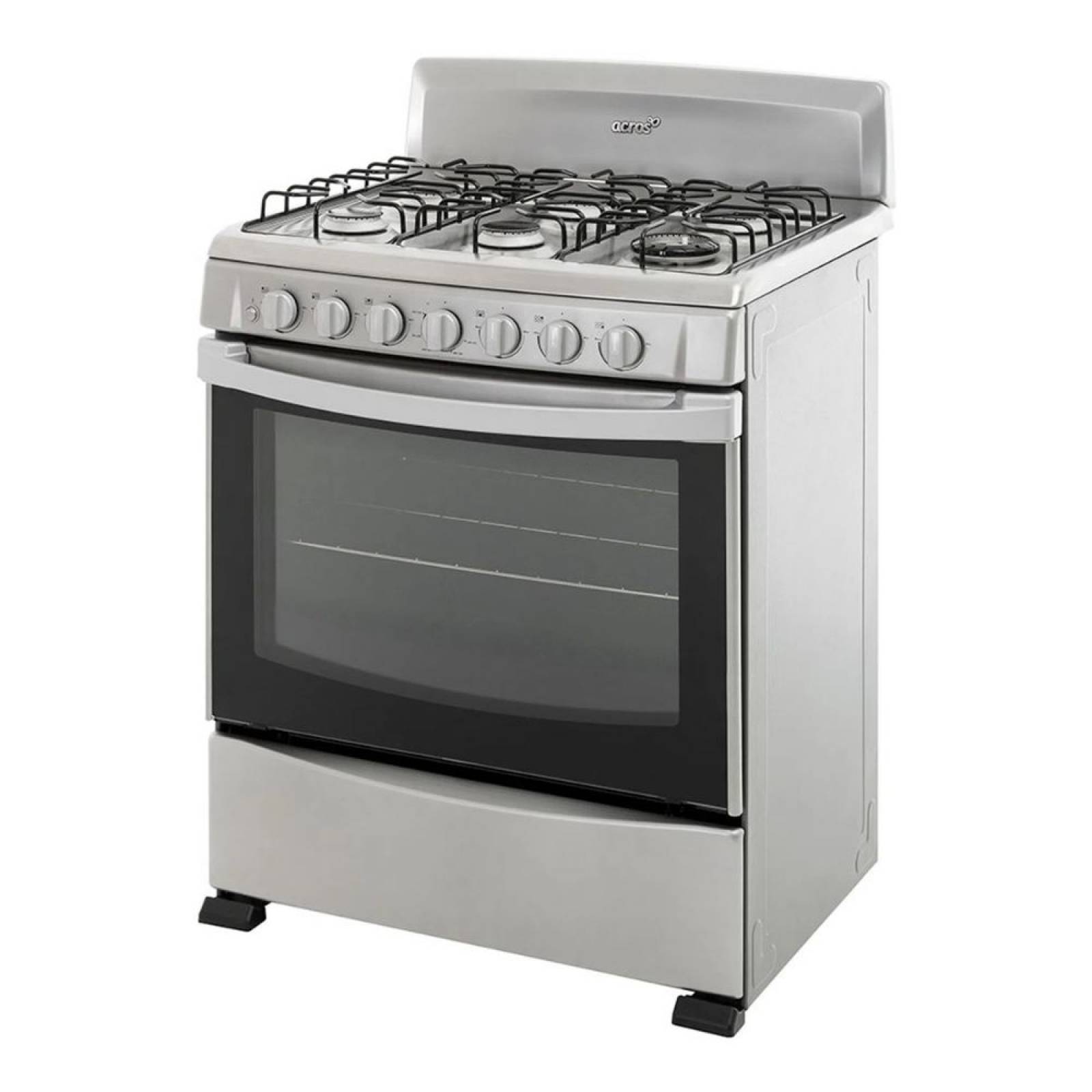 Estufa mod. af5434d 30" titanio enc. electrónico, cubierta de Acero Acros