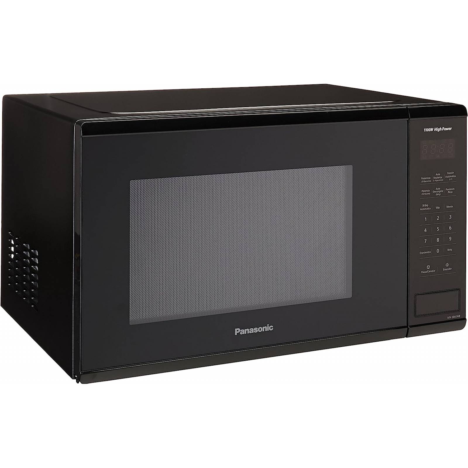 Horno microondas Panasonic para encimera con sensor de cocción y botón de  palomitas de maíz, 1.3 pies cúbicos, Negro