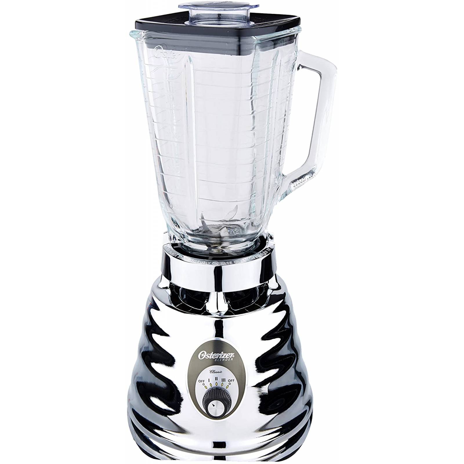 Licuadora de Metal 3 Velocidades Vaso de Vidrio Oster