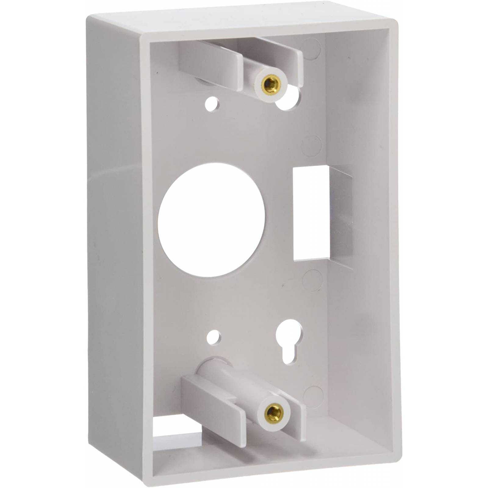 Caja De Pared Blanca Para Cable De Red Rj45 Utp Intellinet 4.80cm Profundidad