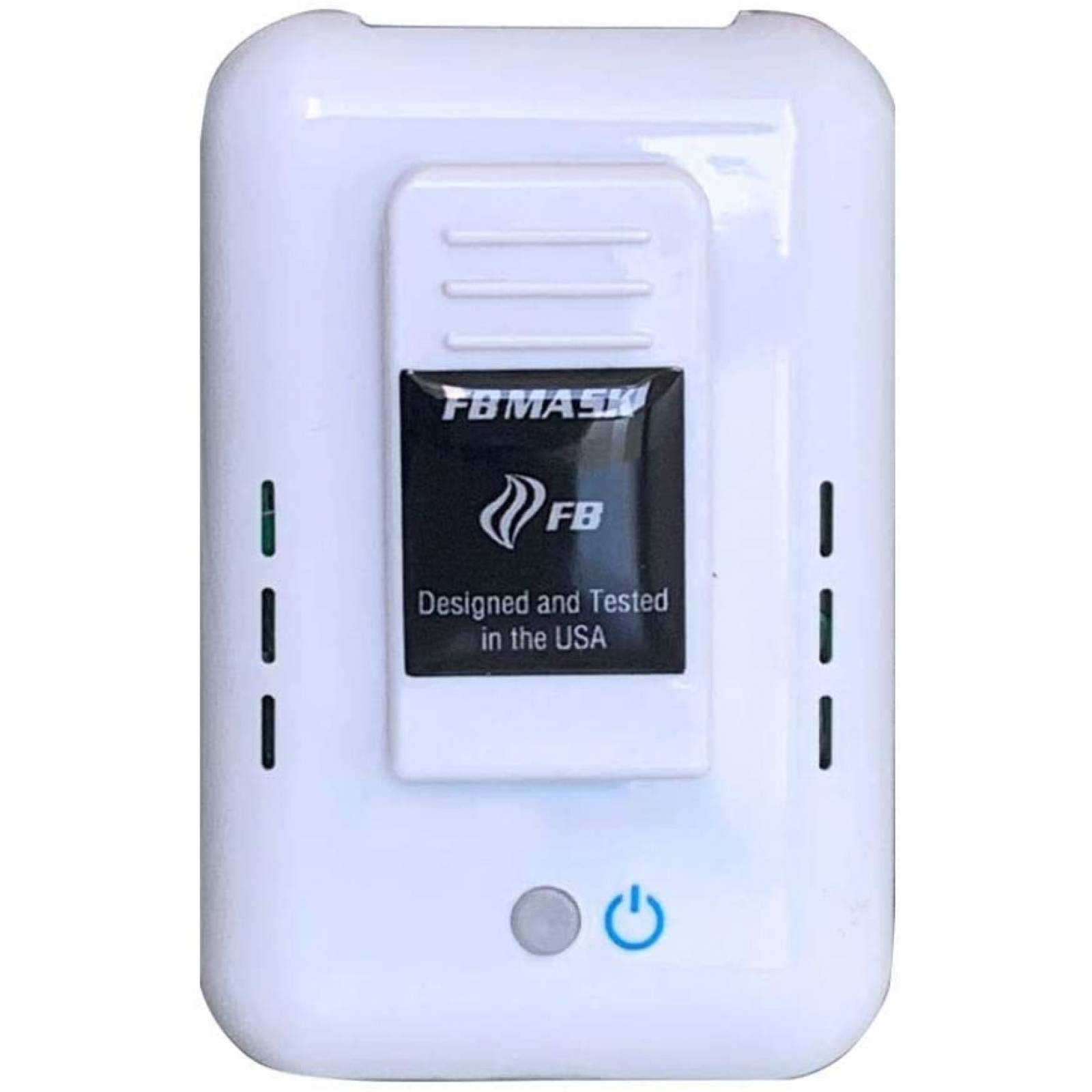 Pure Air Purificador de Aire Personal, FB, Mask, Sistema Personal de Purificación de Aire y Eliminación de Bacterias y Virus, Blanco