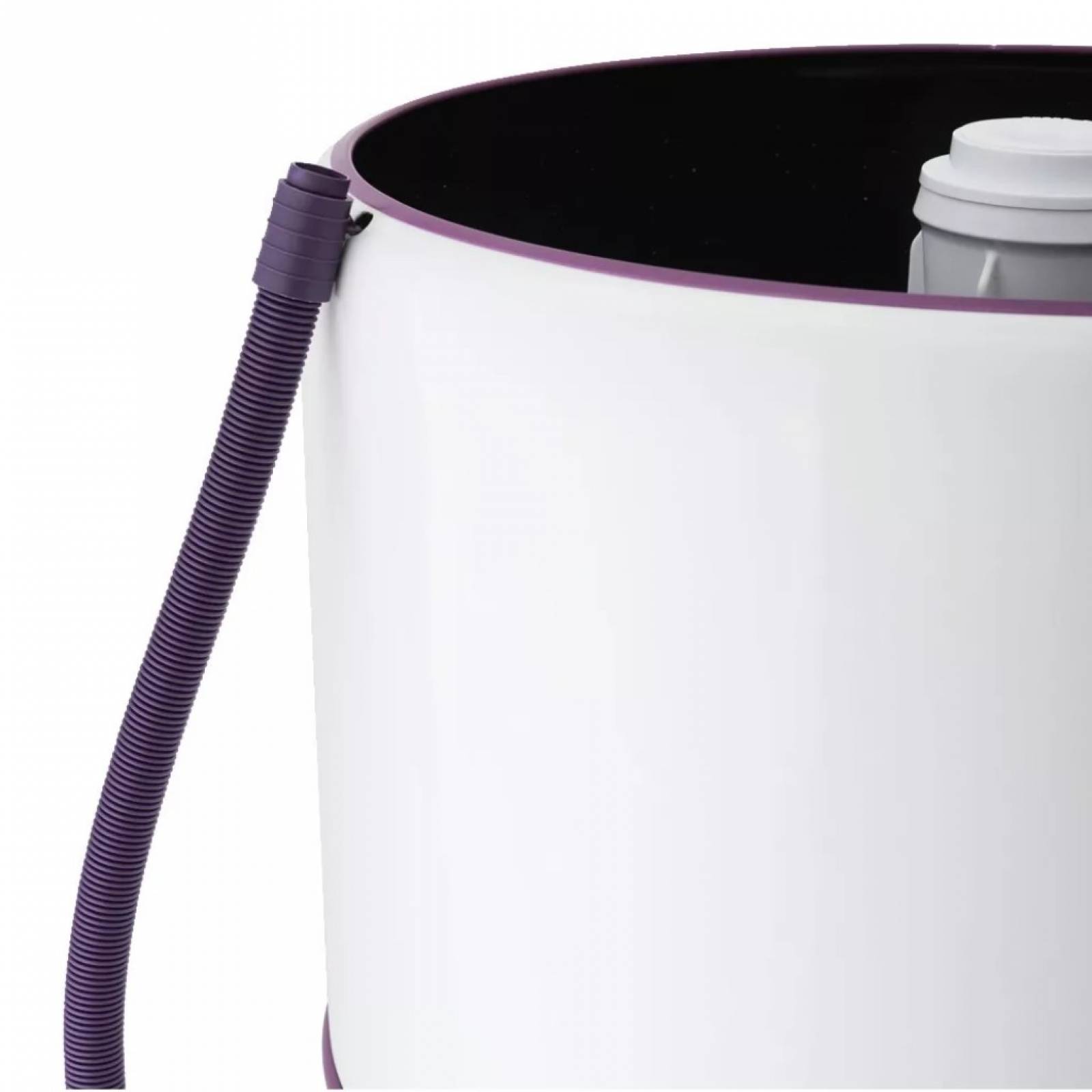 Lavadora semiautomática 15kg redonda rosa-blanco Acros