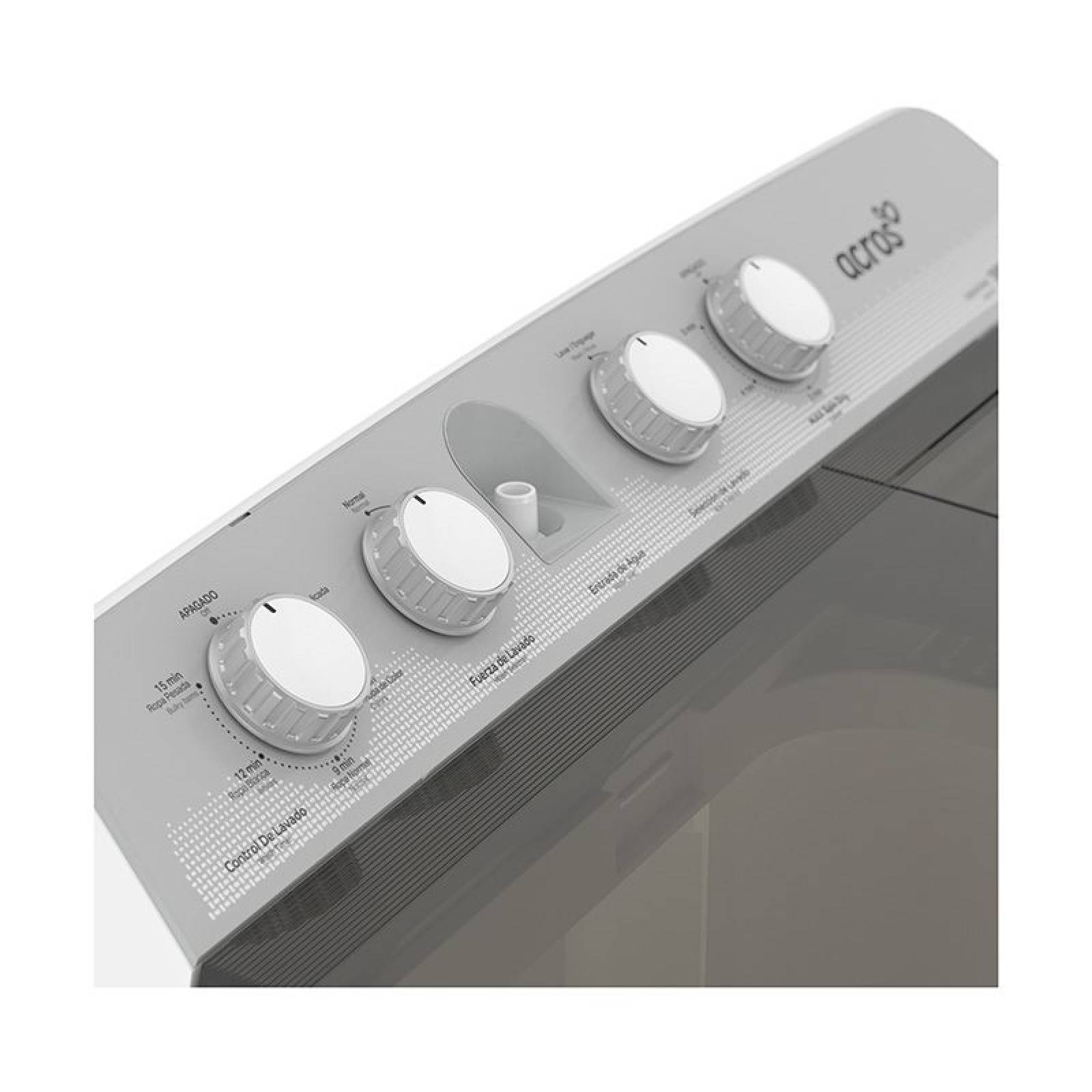 Lavadora acros mod. ald-1645je 2 tinas 16KG