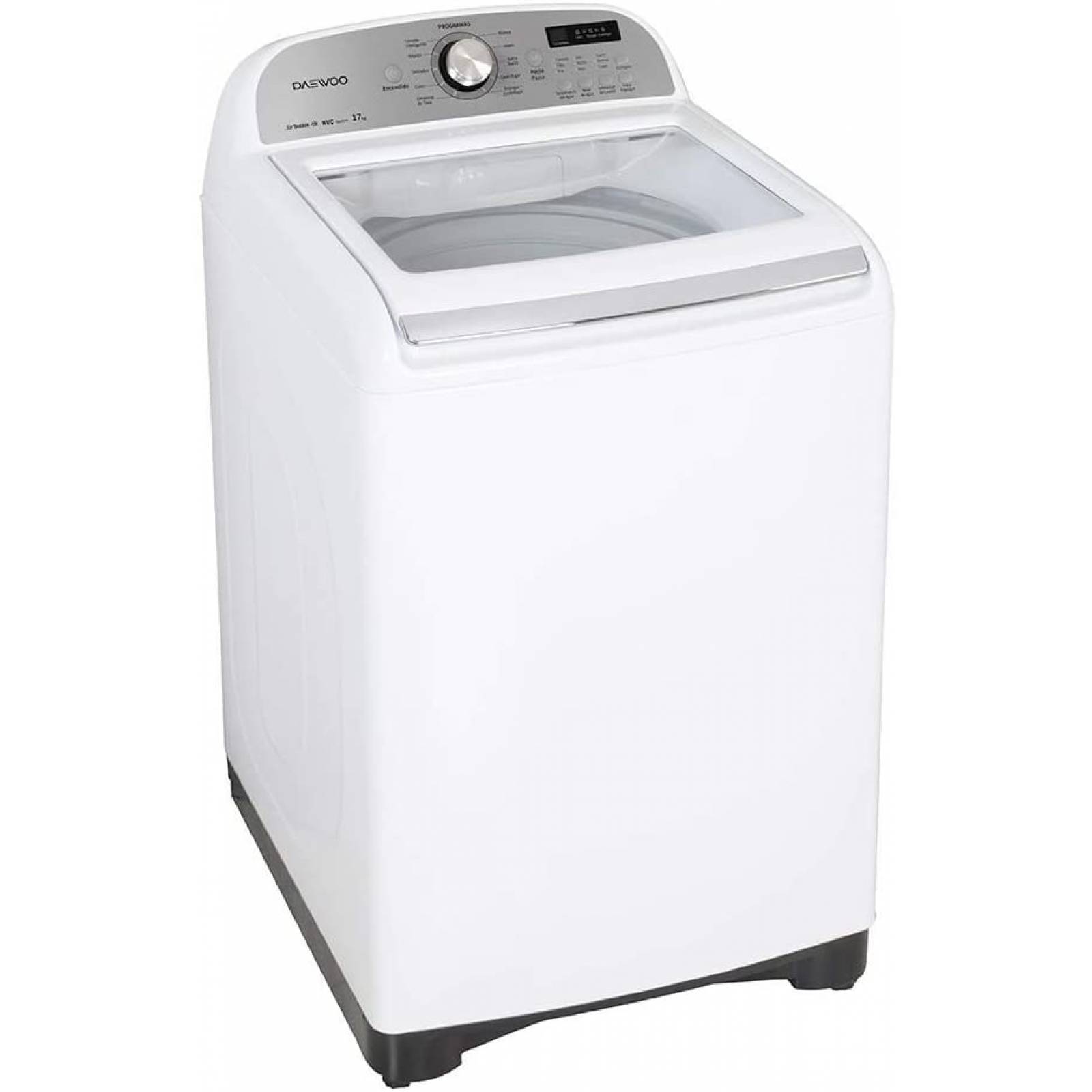 Lavadora 17 kg automática inox marca Daewoo / Winia