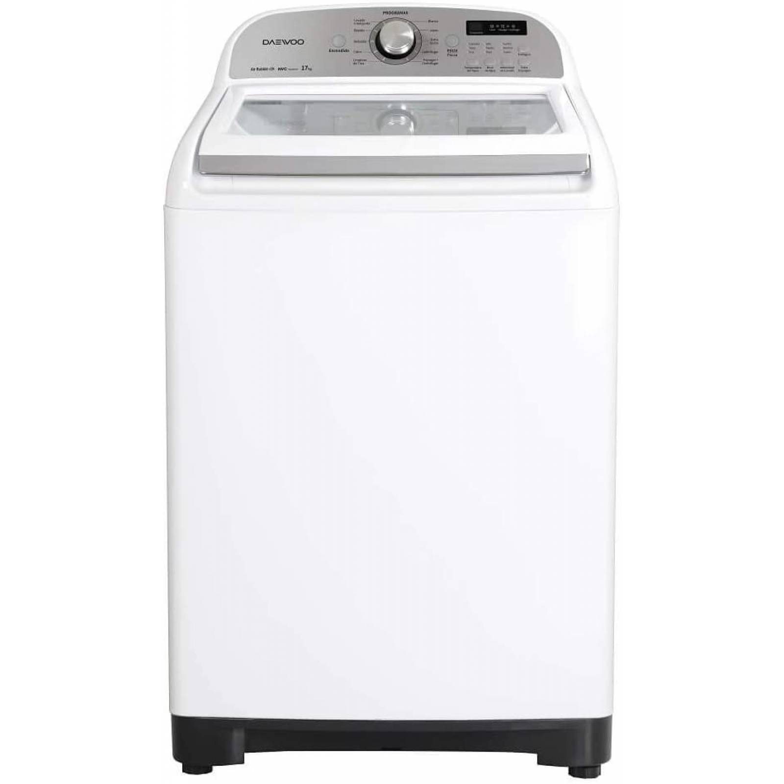 Lavadora 17 kg automática inox marca Daewoo / Winia