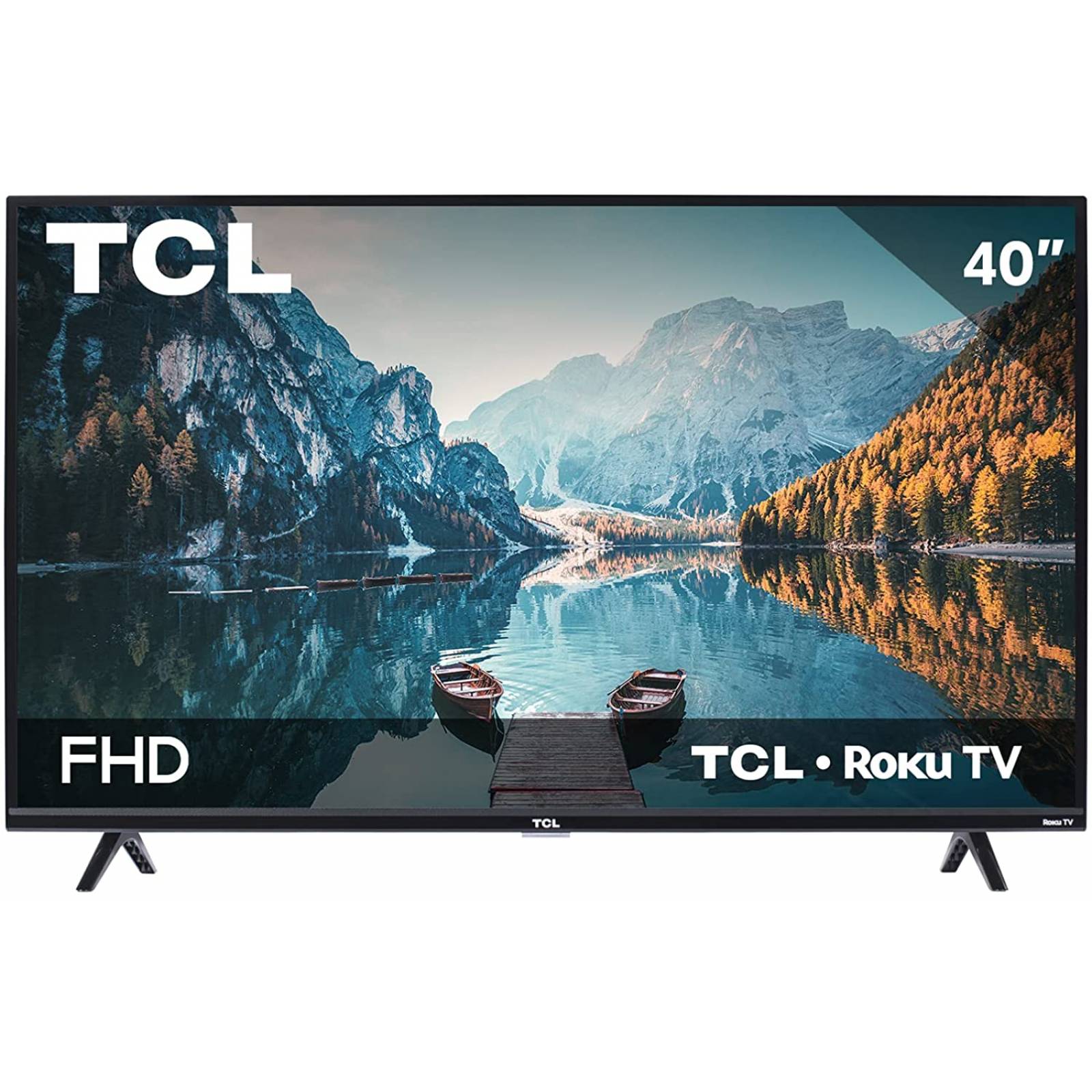 Pantalla de 40 pulgadas led fhd Smart tv roku marca TCL