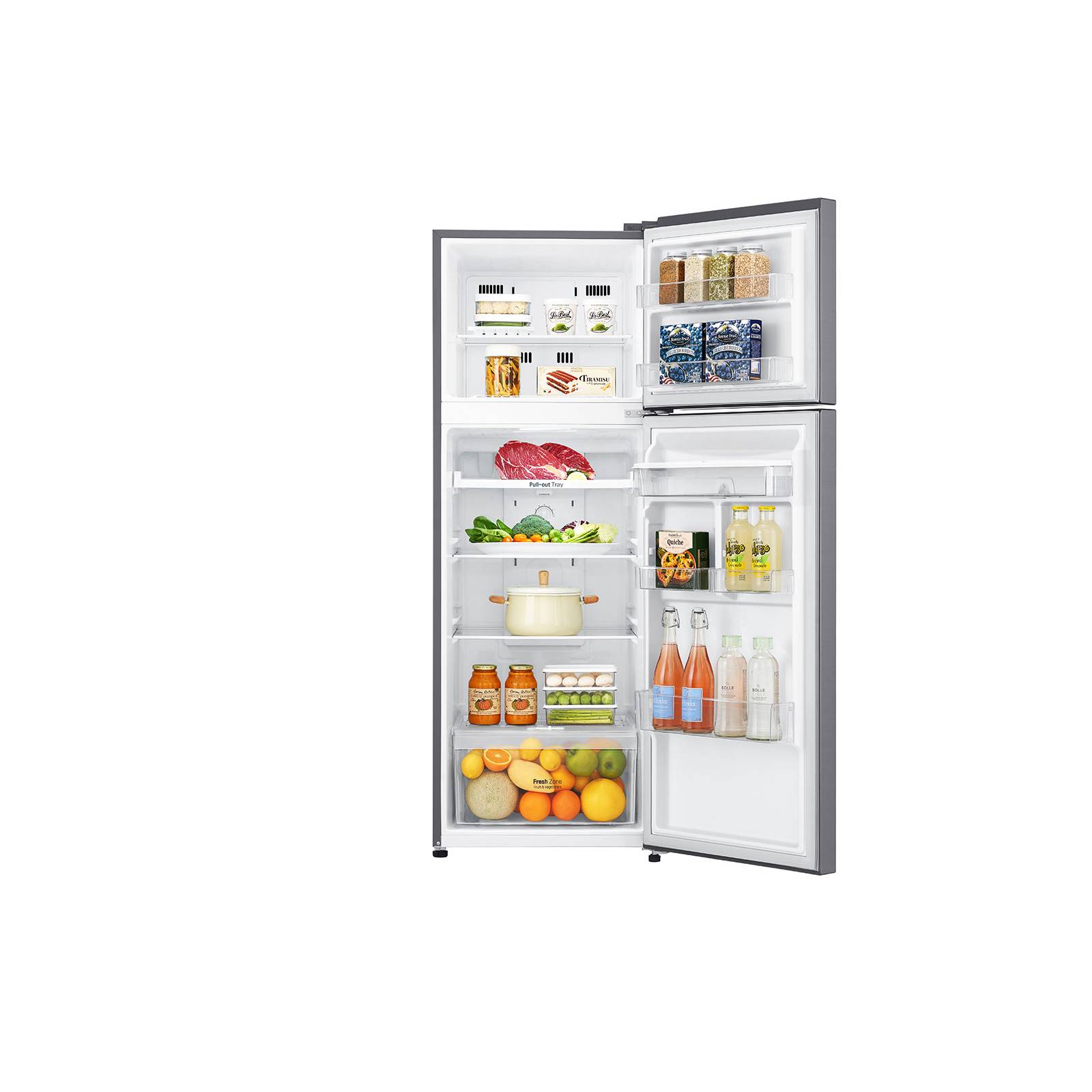 Refrigerador 11 pies silver inverter c dispensador marca LG