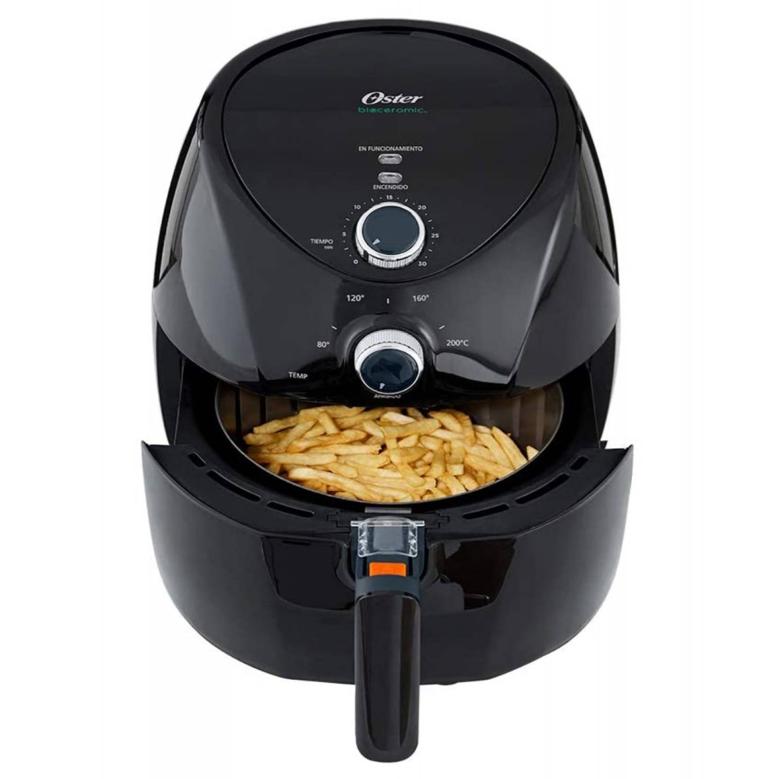 Freidora de aire 3.2 lts bioceramic 120 watts marca oster ckstaf7601-013