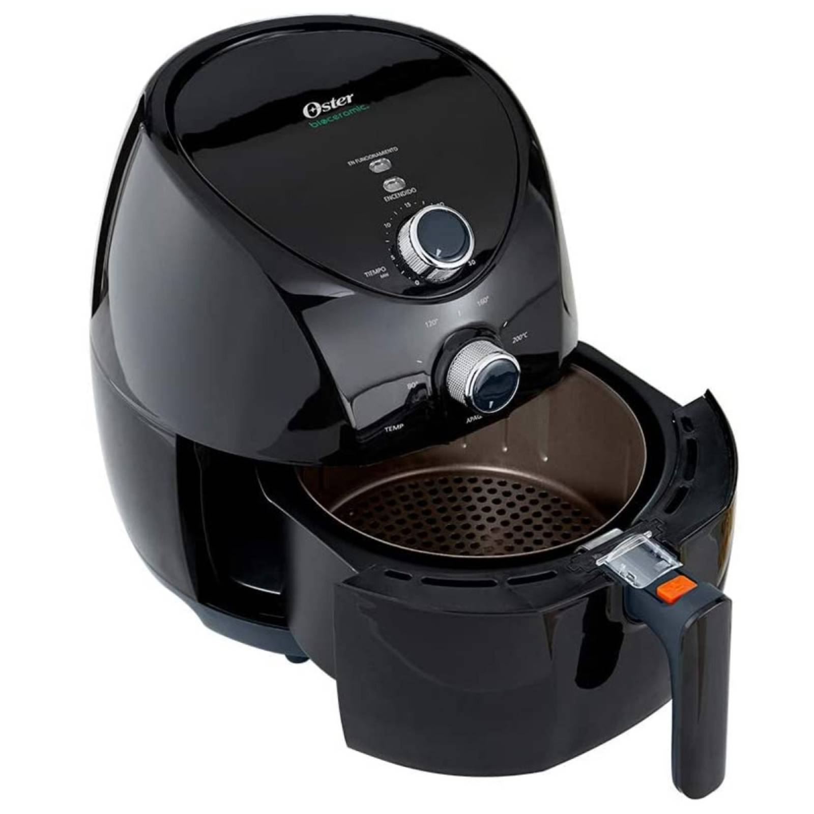 Freidora de aire 3.2 lts bioceramic 120 watts marca oster ckstaf7601-013