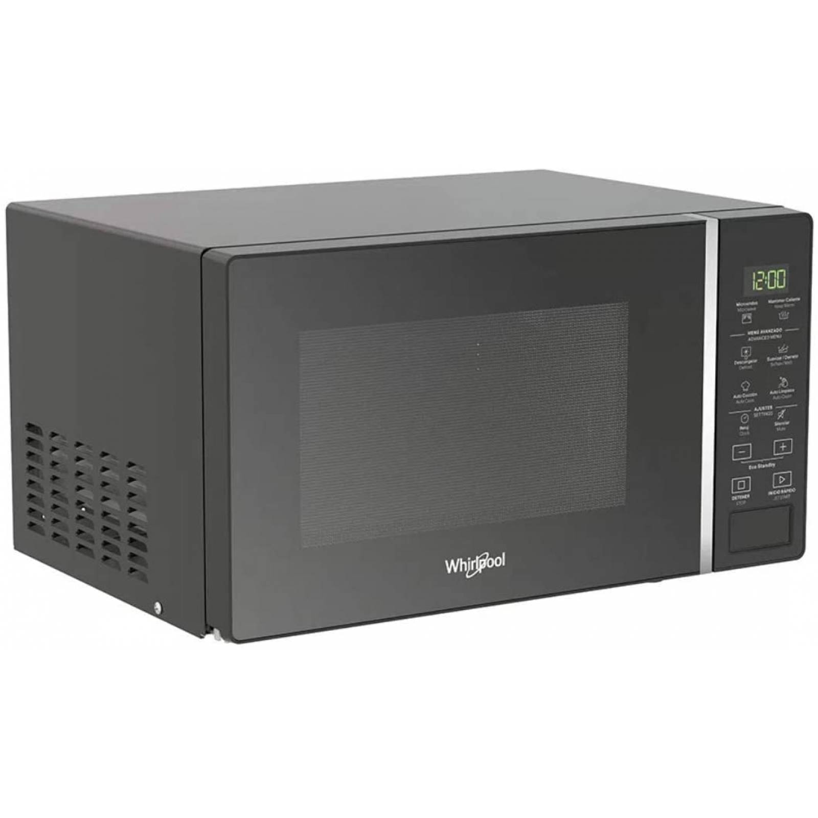 Horno de microondas 0.7 pies color negro marca Whirlpool wm1807b