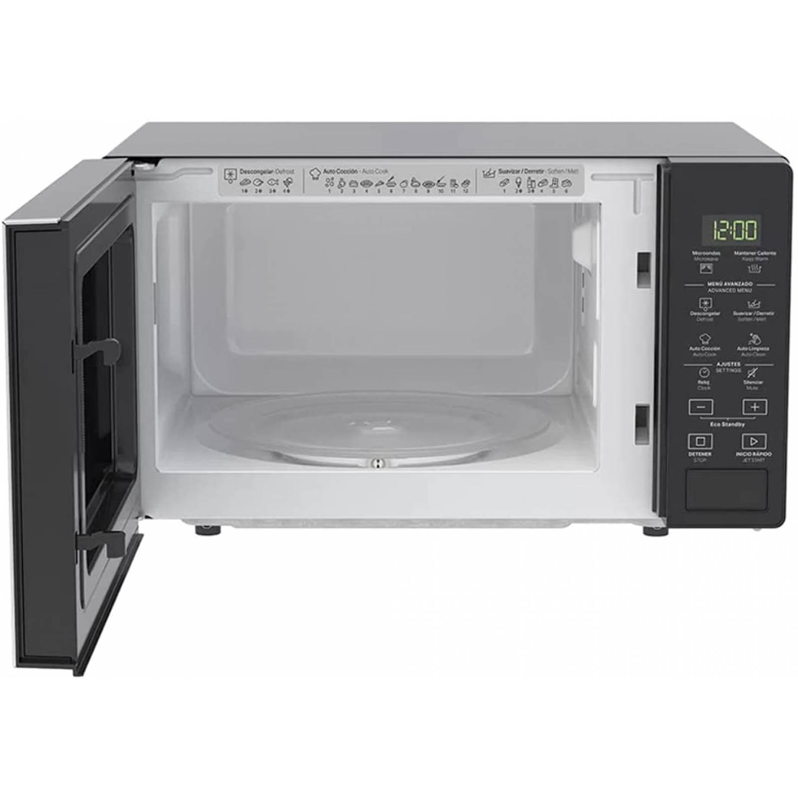 Horno de microondas 0.7 pies color negro marca Whirlpool wm1807b