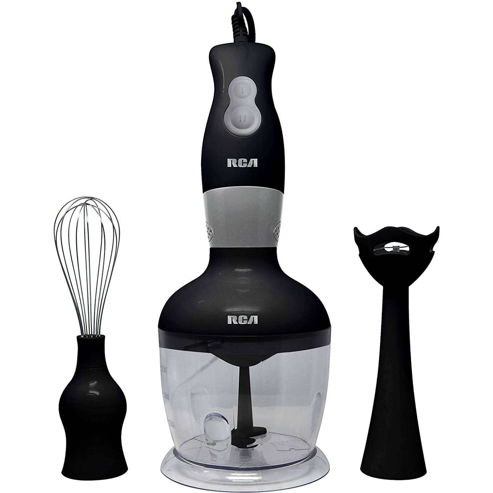 Batidora de mano 3 en 1, 2 vel 750 ml marca RCA