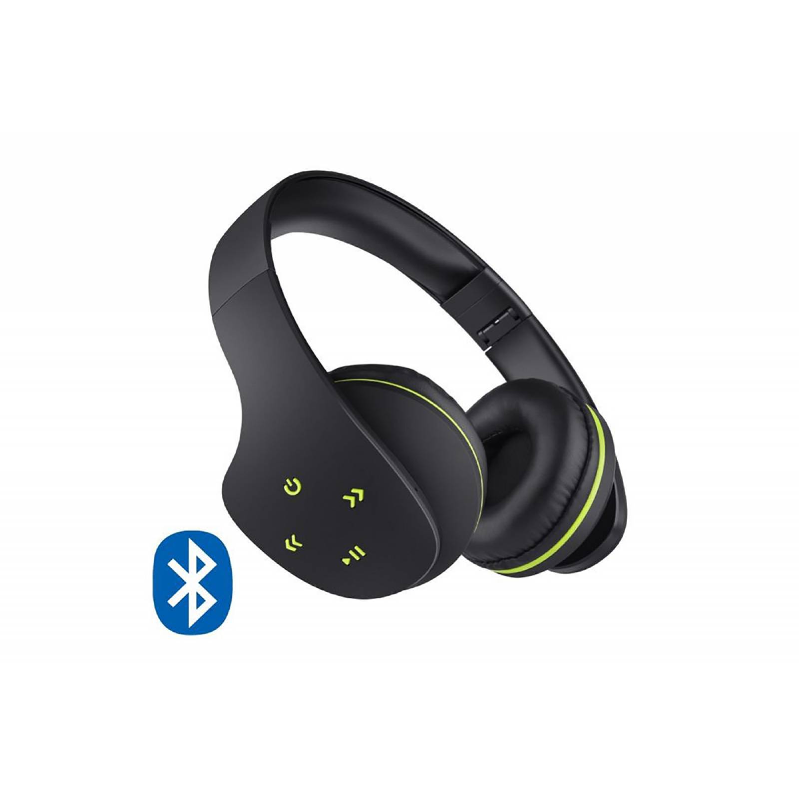 Audífonos bluetooth inalambricos diadema negro steren