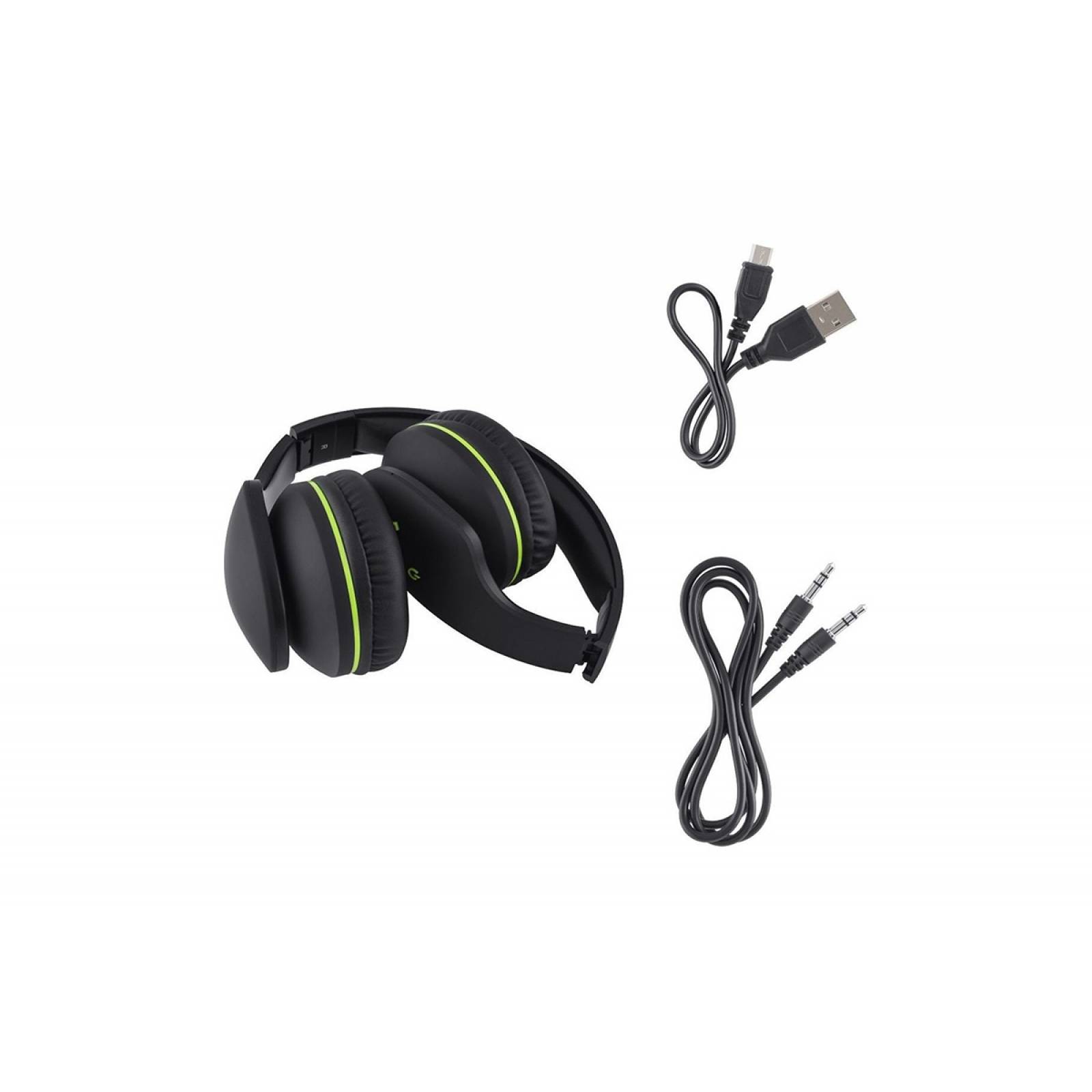 Audífonos bluetooth inalambricos diadema negro steren