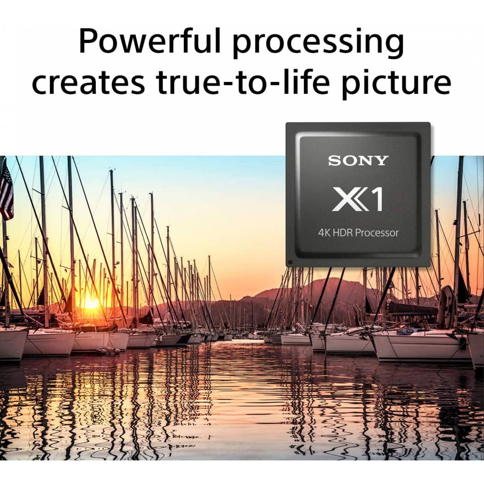 Tv sony 65 led 4k x-reality pro hdr x1 3840 x 2160 120hz smart tv full web bluetooth android google asistance alexa procesador x1 comandos de voz (reacondicionado)