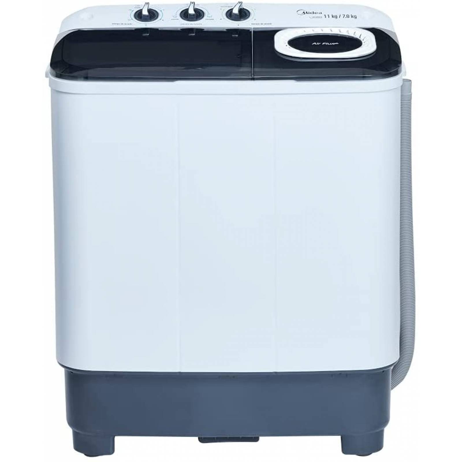 Lavadora 11 kg doble tina marca midea.