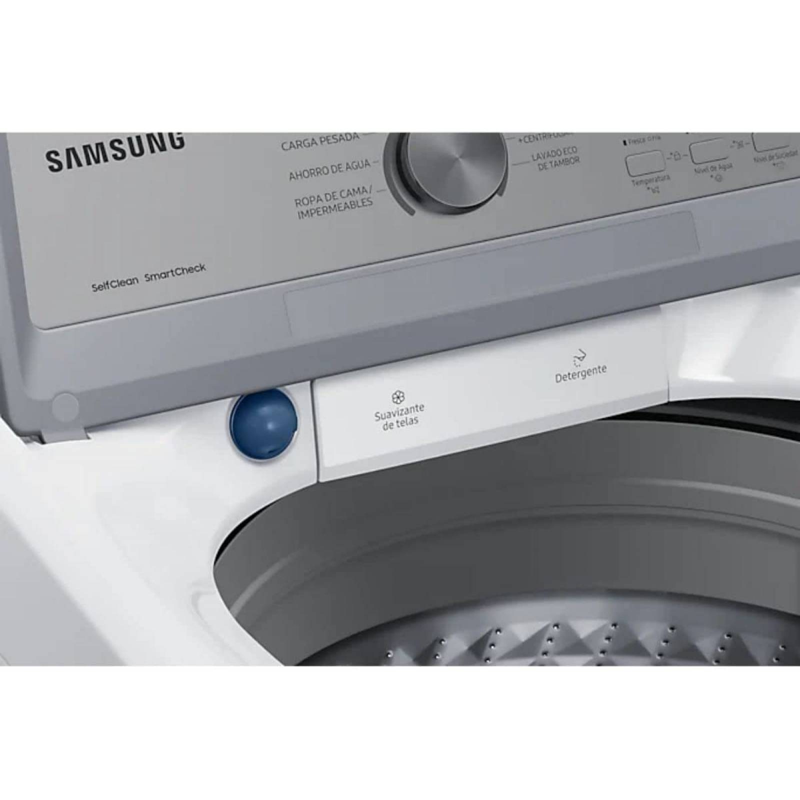 Lavadora 22 kg carga superior automatica marca samsung