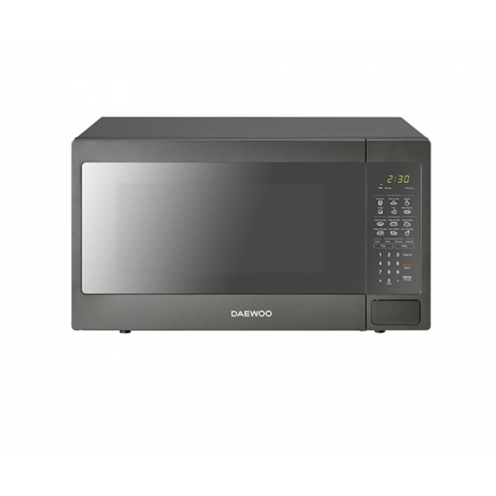 Horno microondas 1.6p3 apertura boton silver space daewoo