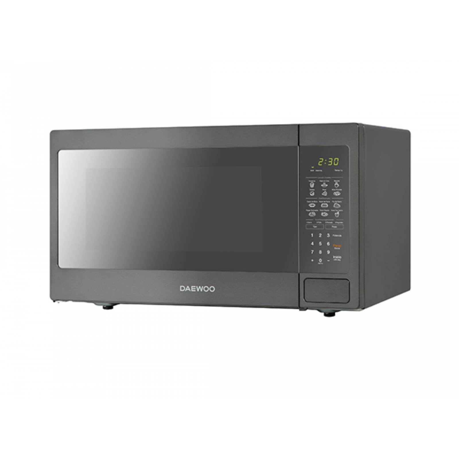 Horno microondas 1.6p3 apertura boton silver space daewoo