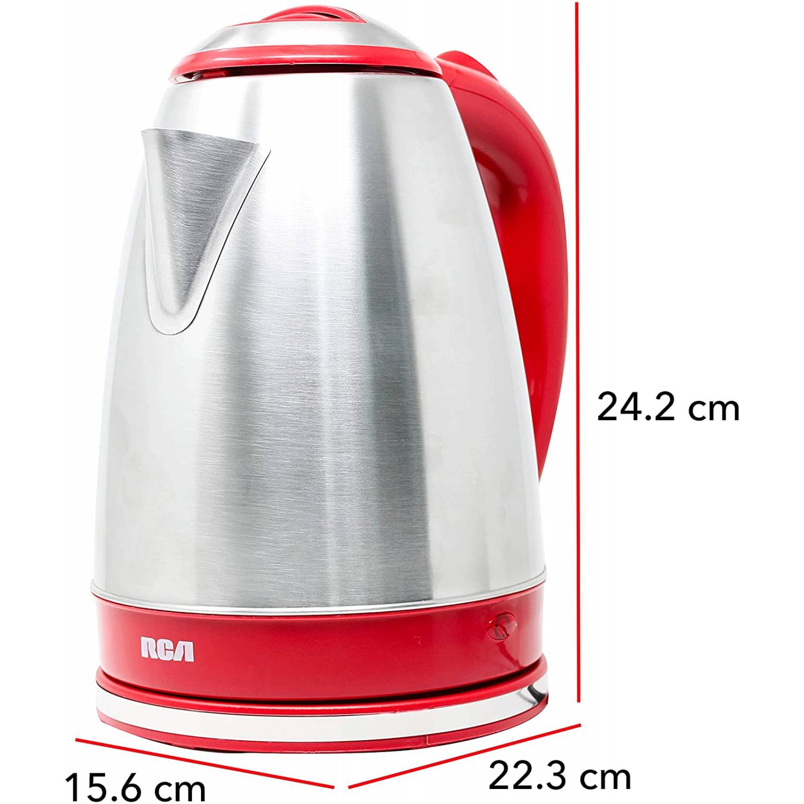 Tetera electrica acero inoxidable marca rca