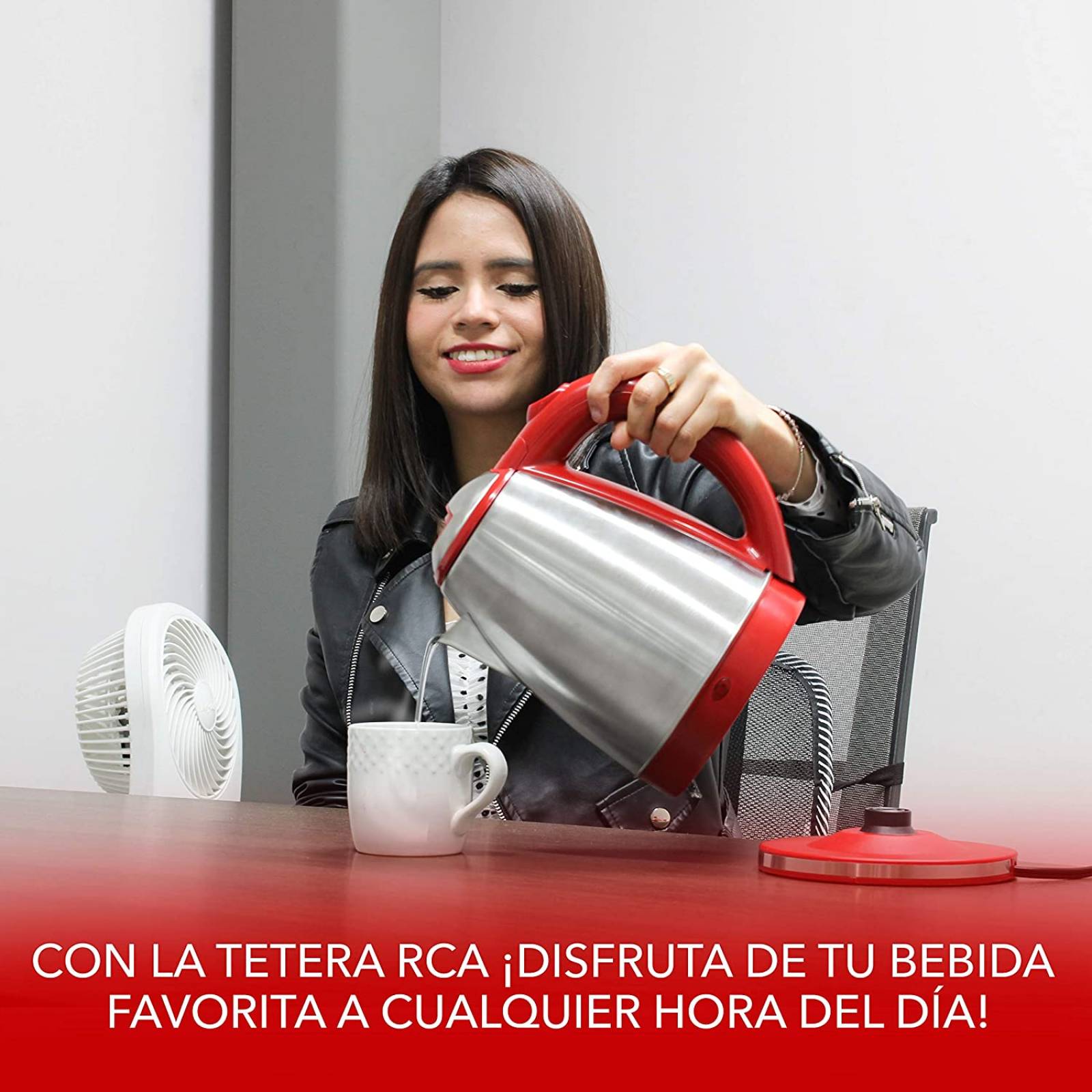 Tetera electrica acero inoxidable marca rca