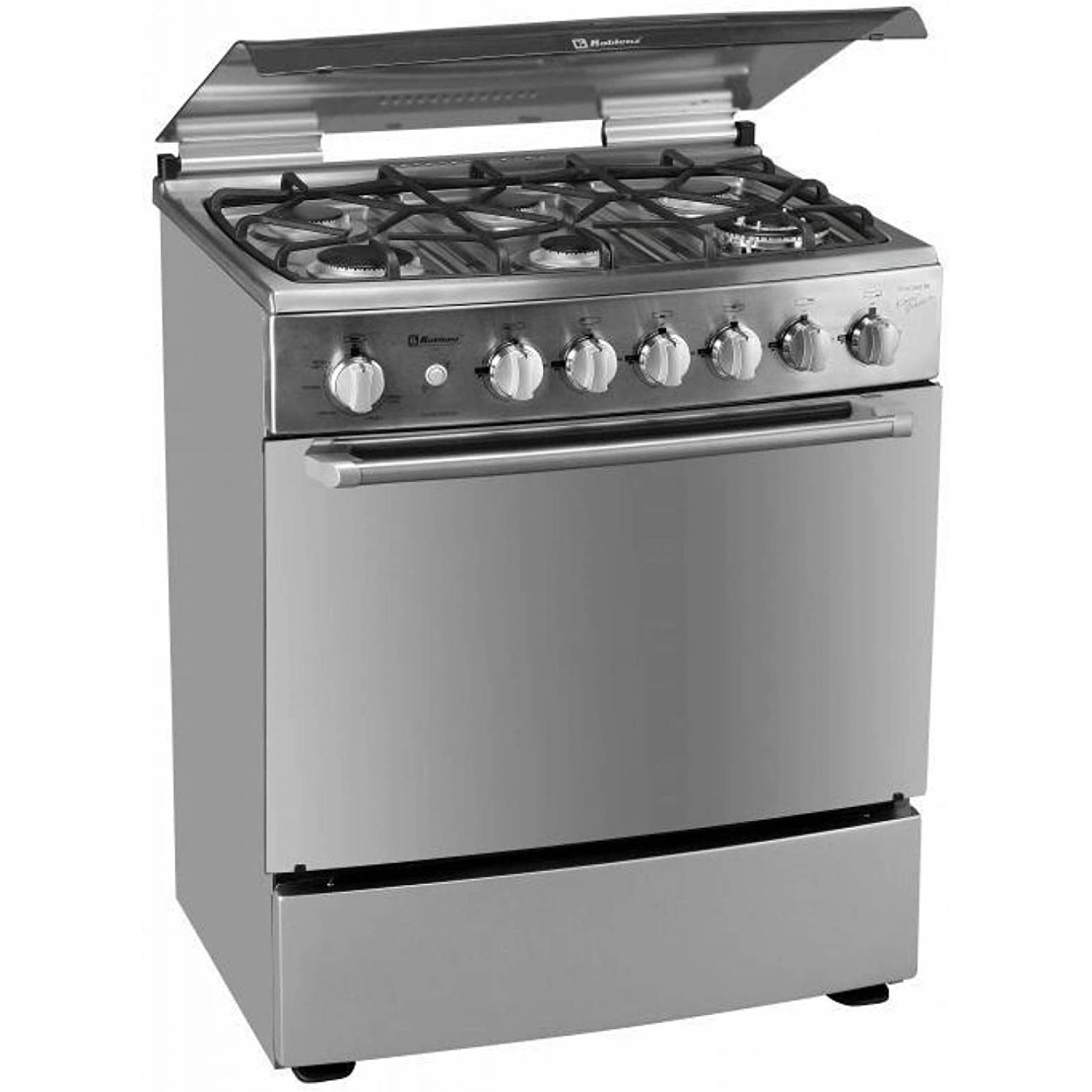 Estufa 30" acero inox. c/capelo empotrable lucerna marca koblenz