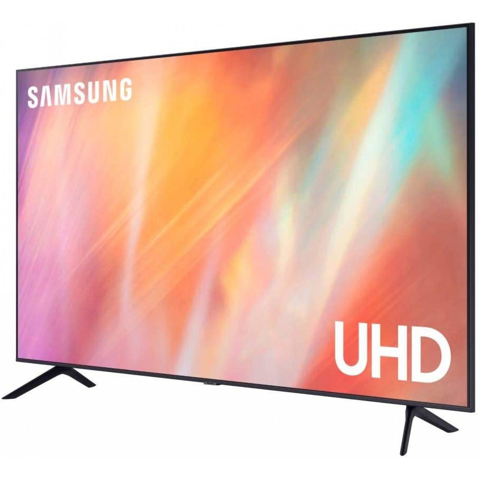 Pantalla de 55 pulgadas uhd 4k smart tv marca samsung un55au7000fxzx