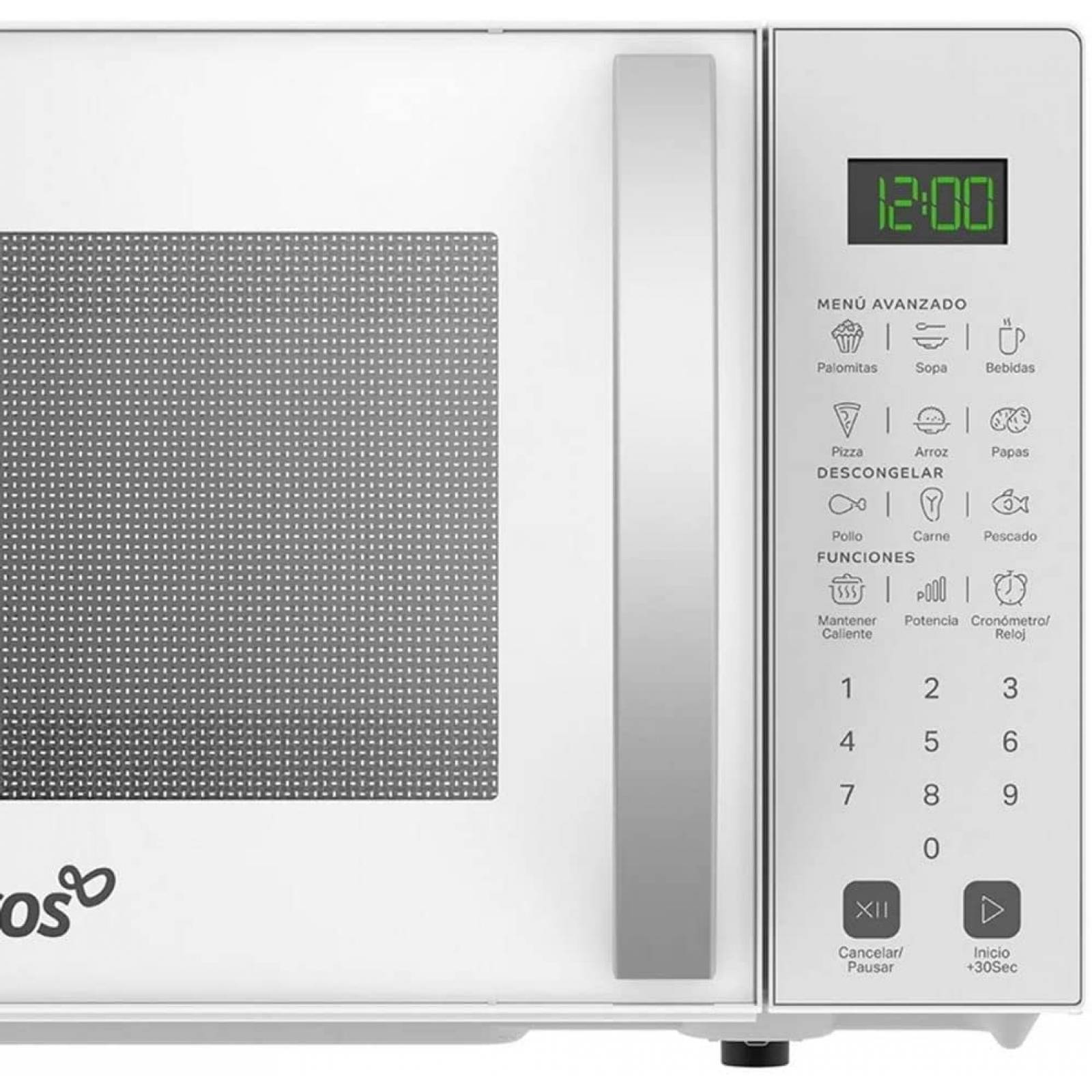 Horno microondas 0.7 p3/ 20 litros boton blanco acros am1807w