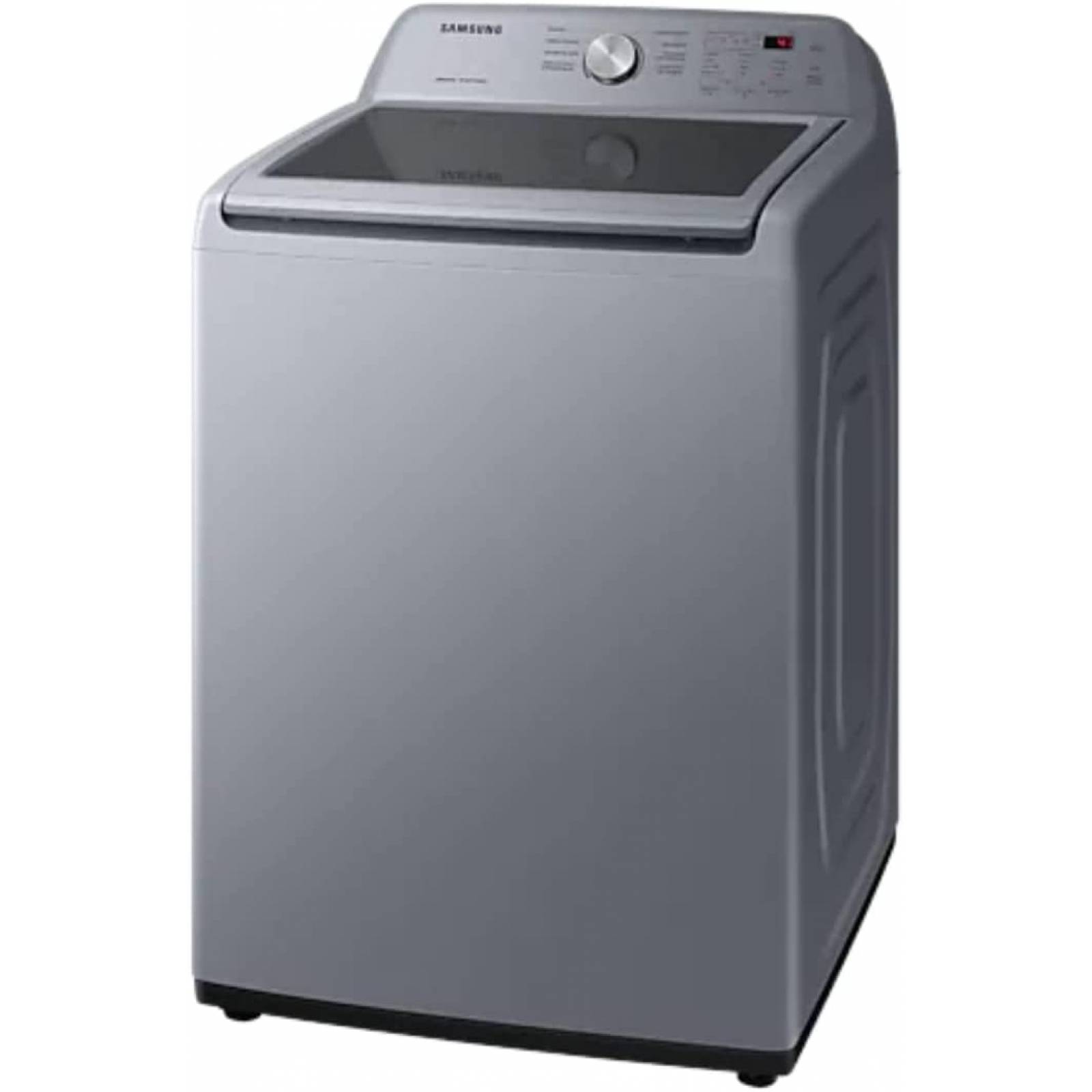 Lavadora 21 kg carga superior color gris marca samsung