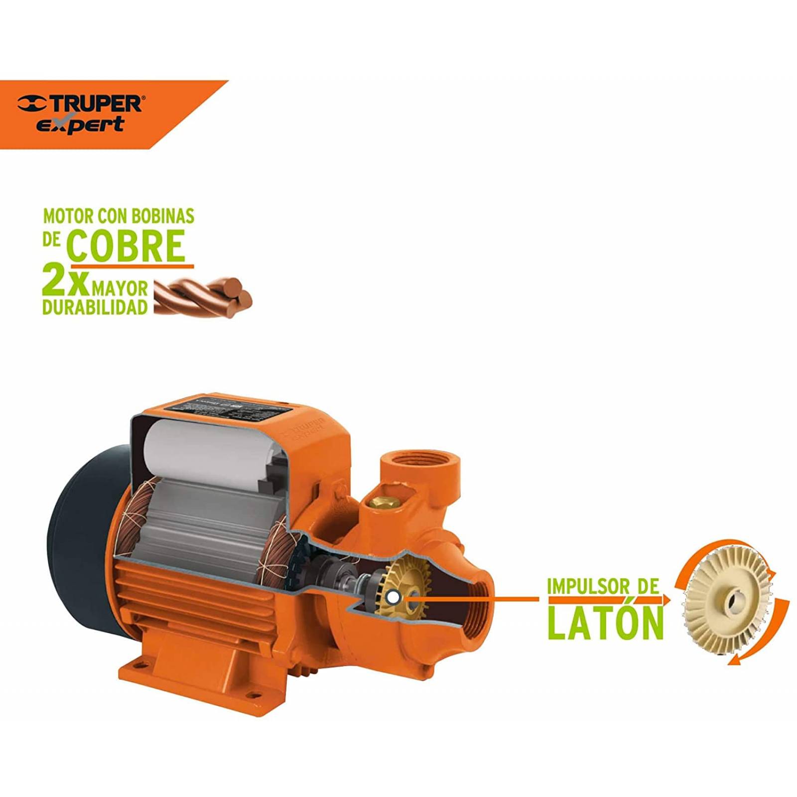 Bomba electrica para agua truper