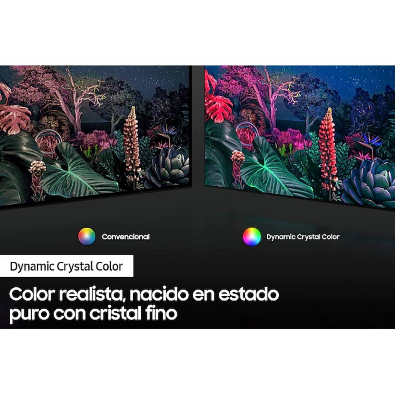Pantalla 75 pulgadas 4k crystal uhd, smart marca samsung.